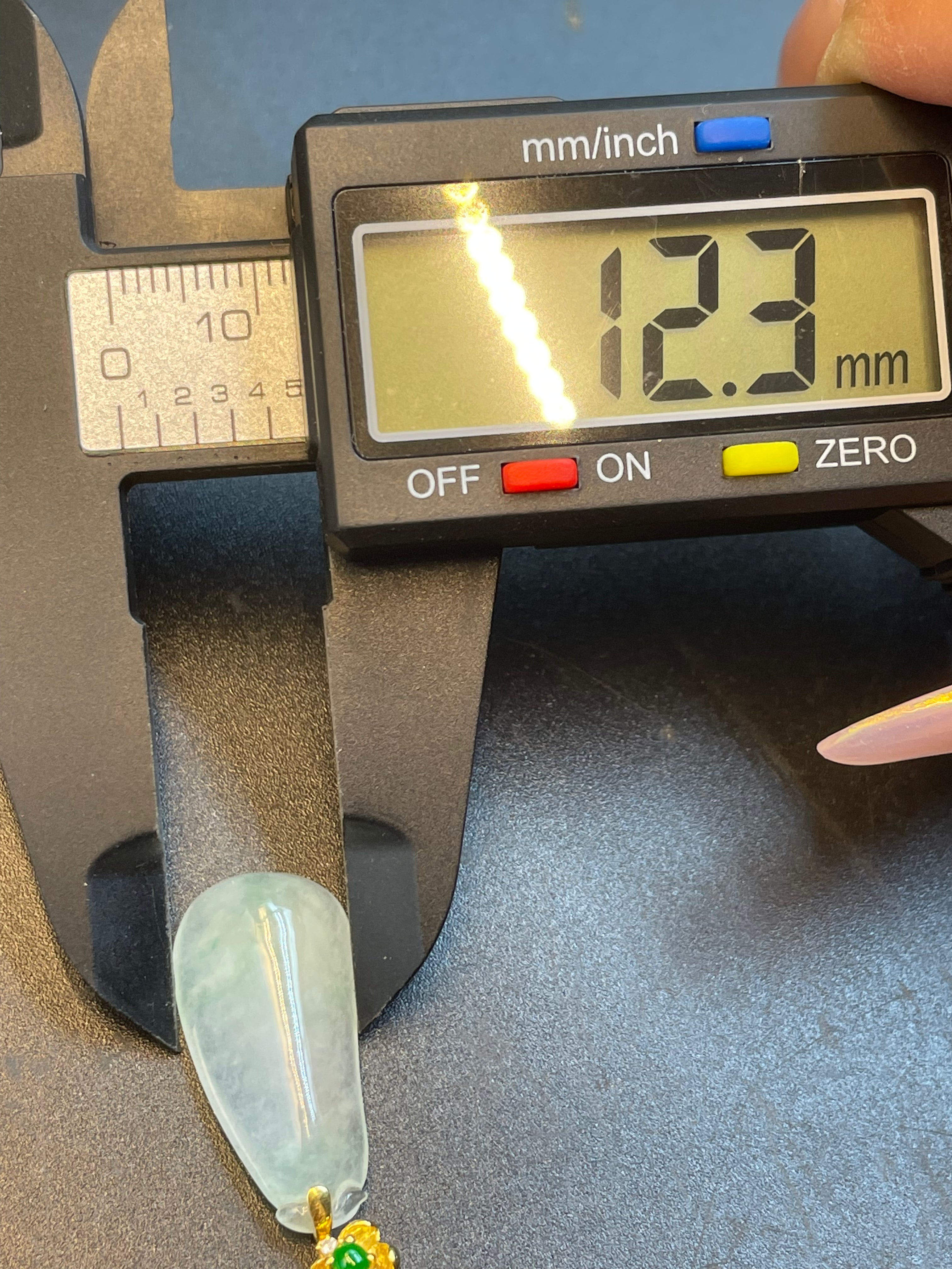 緬甸天然翡翠福瓜吊墜