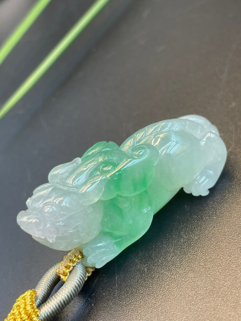 緬甸天然翡翠貔貅吊墜