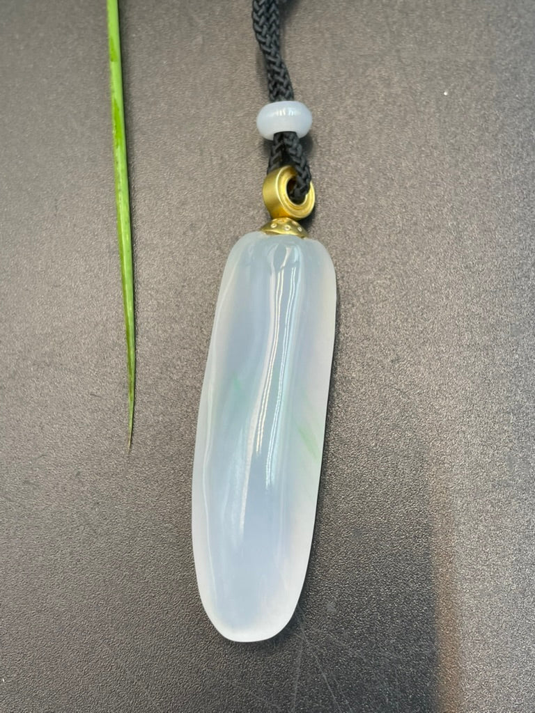 天然緬甸翡翠冰種吊墜