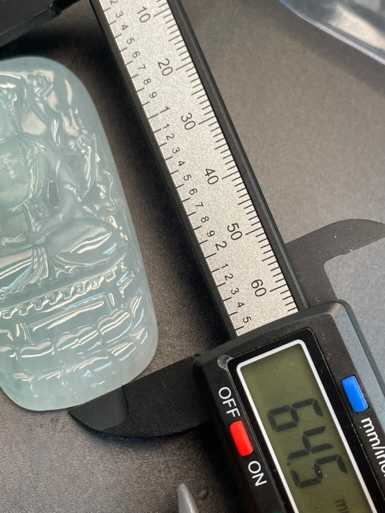 緬甸天然翡翠千手觀音吊墜