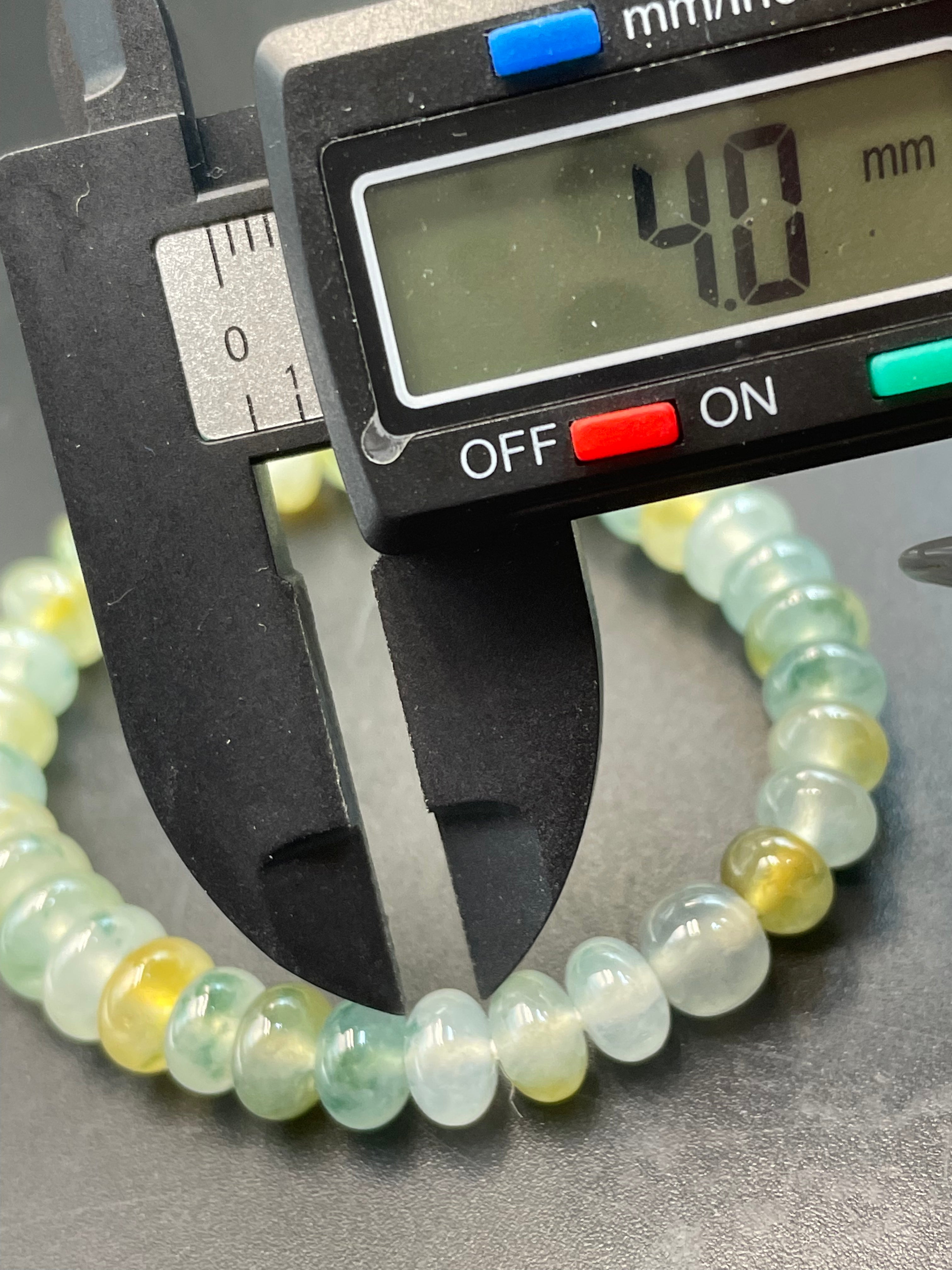 緬甸天然翡翠冰種飄花鼓珠多寶手串手链