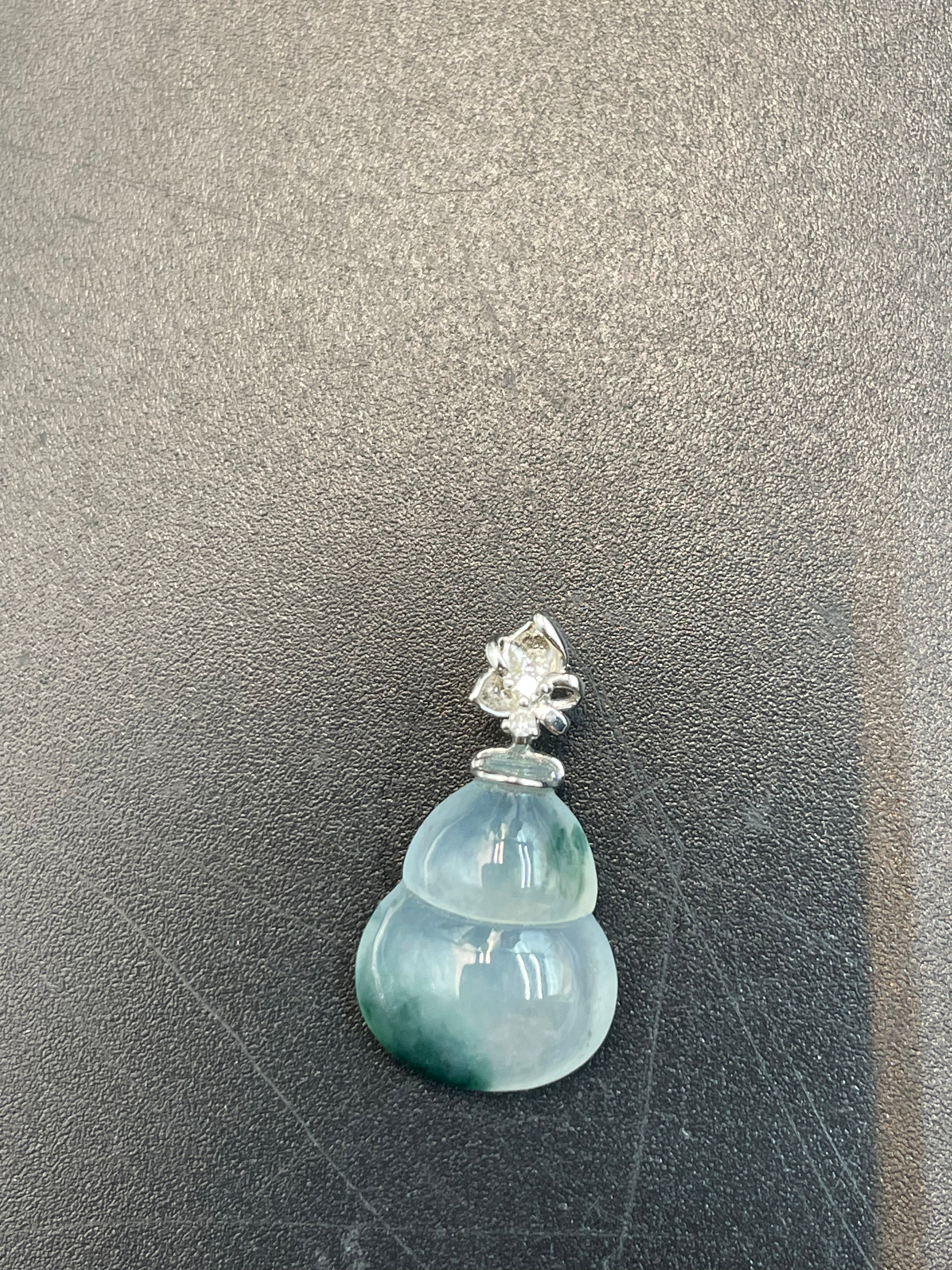 緬甸天然翡翠福祿吊墜