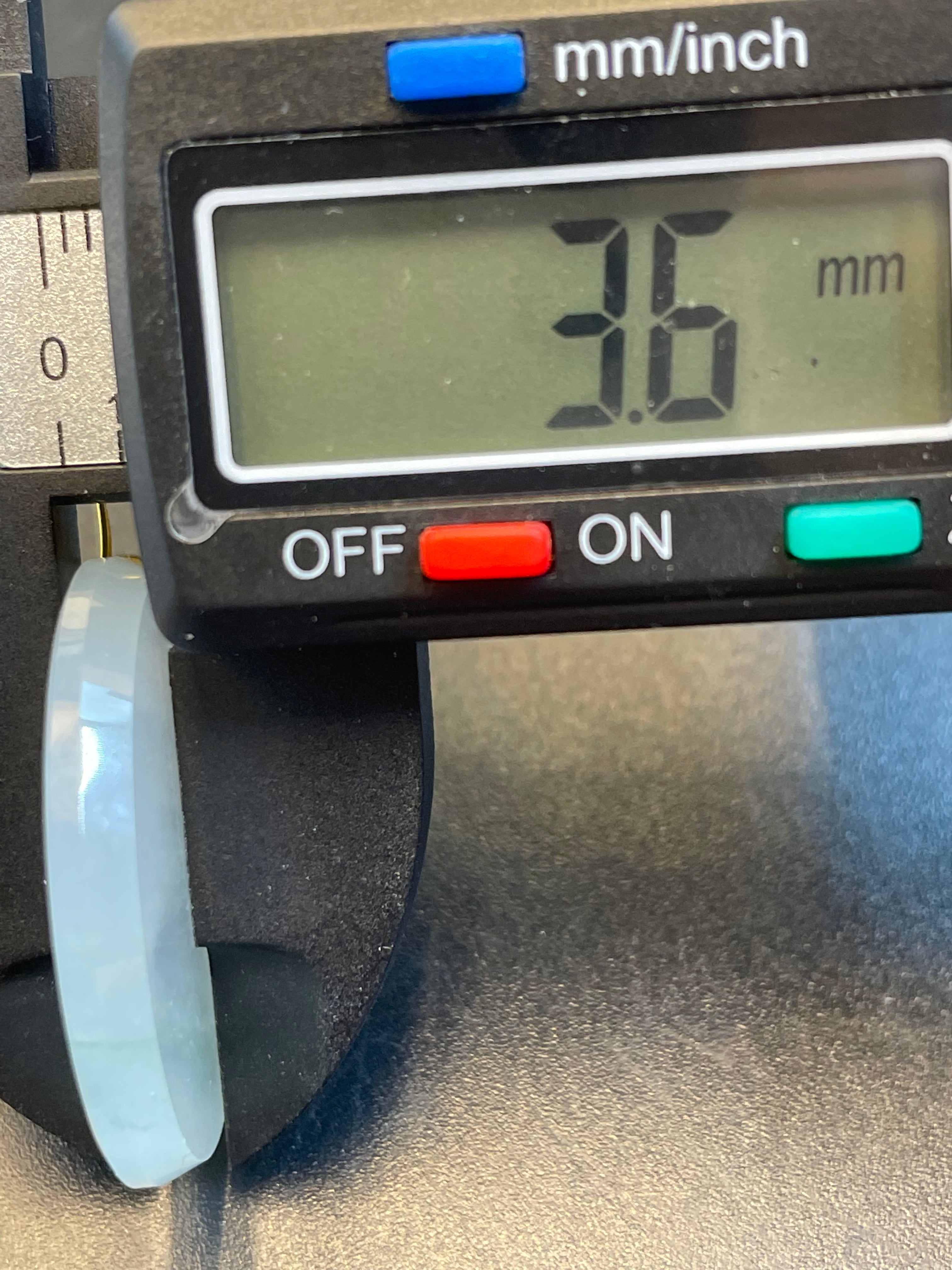 緬甸天然翡翠無事圓牌吊墜