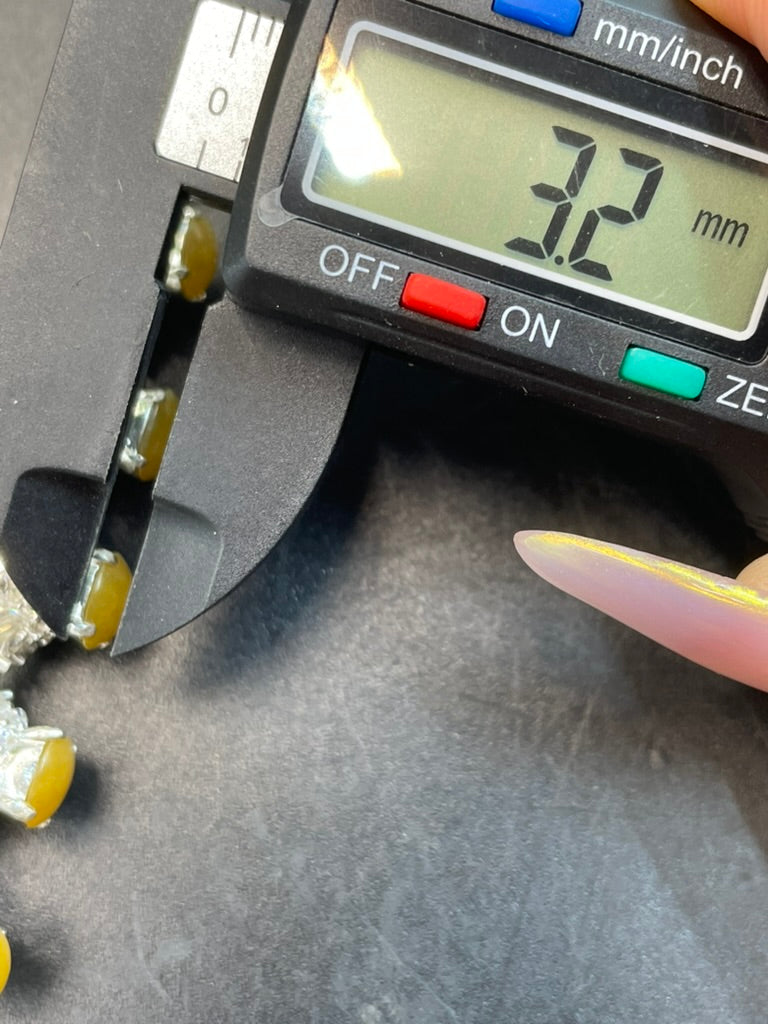緬甸天然翡翠黃翡蛋面手鏈