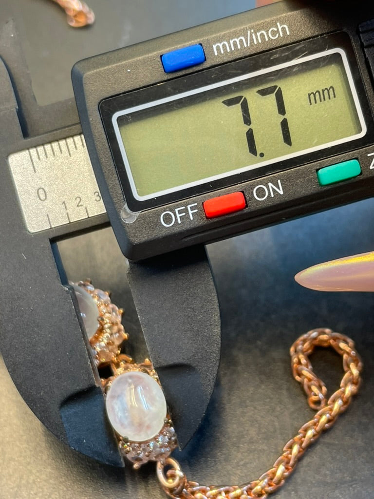 緬甸天然翡翠冰種蛋面手鏈