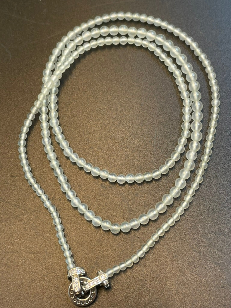 緬甸天然翡翠冰種珠鏈