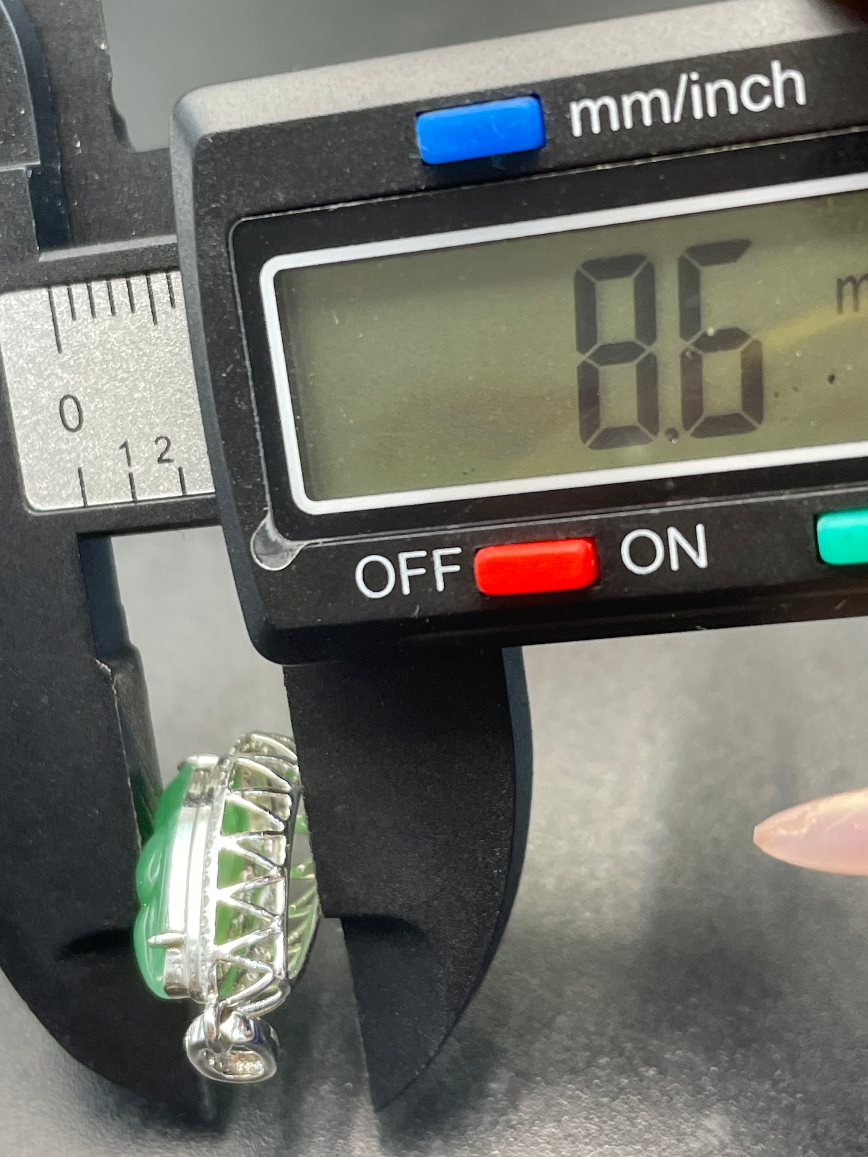 緬甸天然翡翠福豆/三元及第吊墜