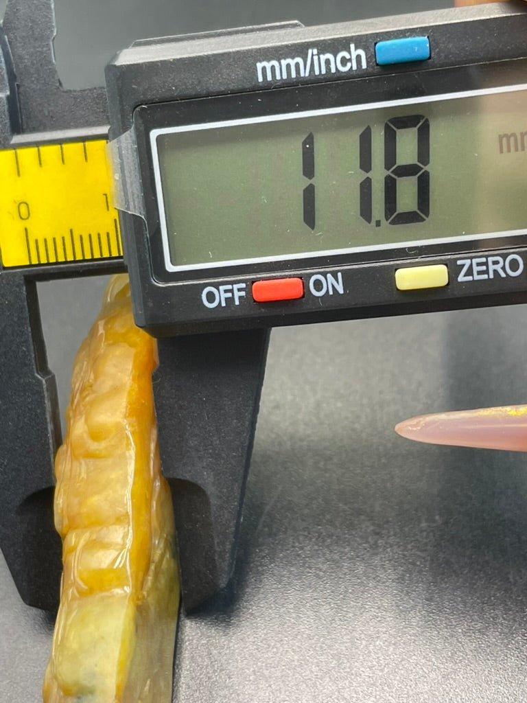 緬甸天然翡翠精雕降魔杵吊墜