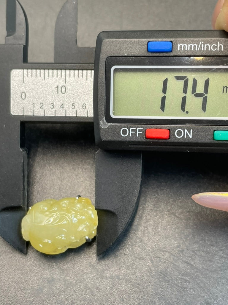 天然緬甸翡翠貔貅吊墜