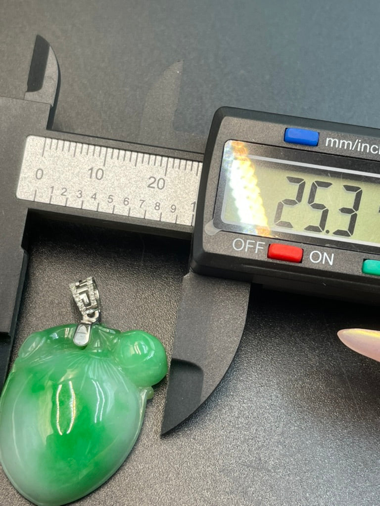 天然緬甸翡翠福瓜吊墜