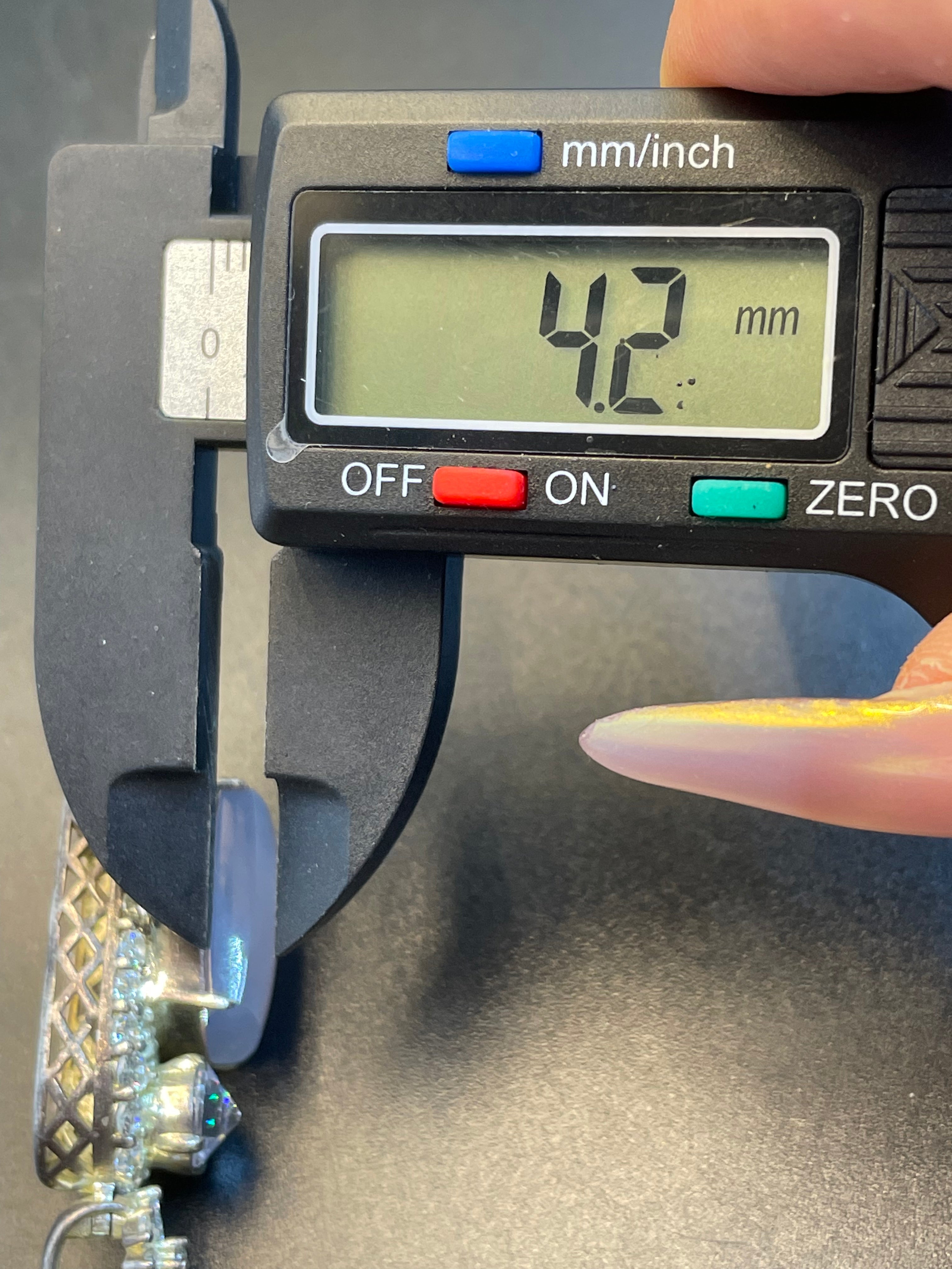 緬甸天然翡翠紫羅蘭方形蛋面吊墜