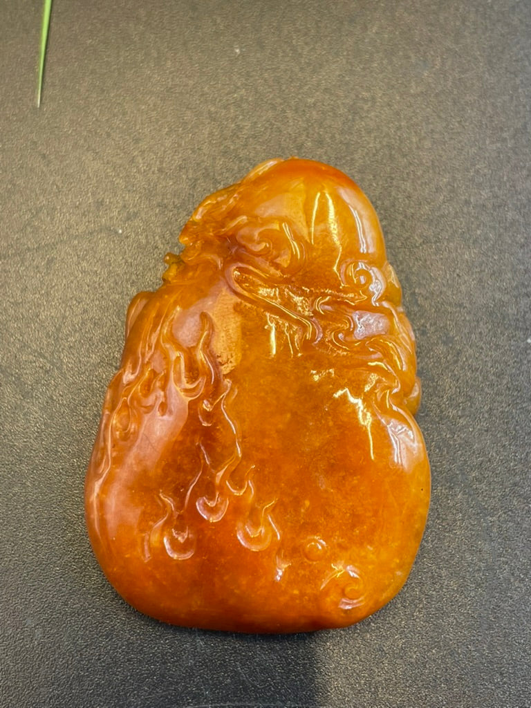 天然緬甸翡翠麒麟吊墜