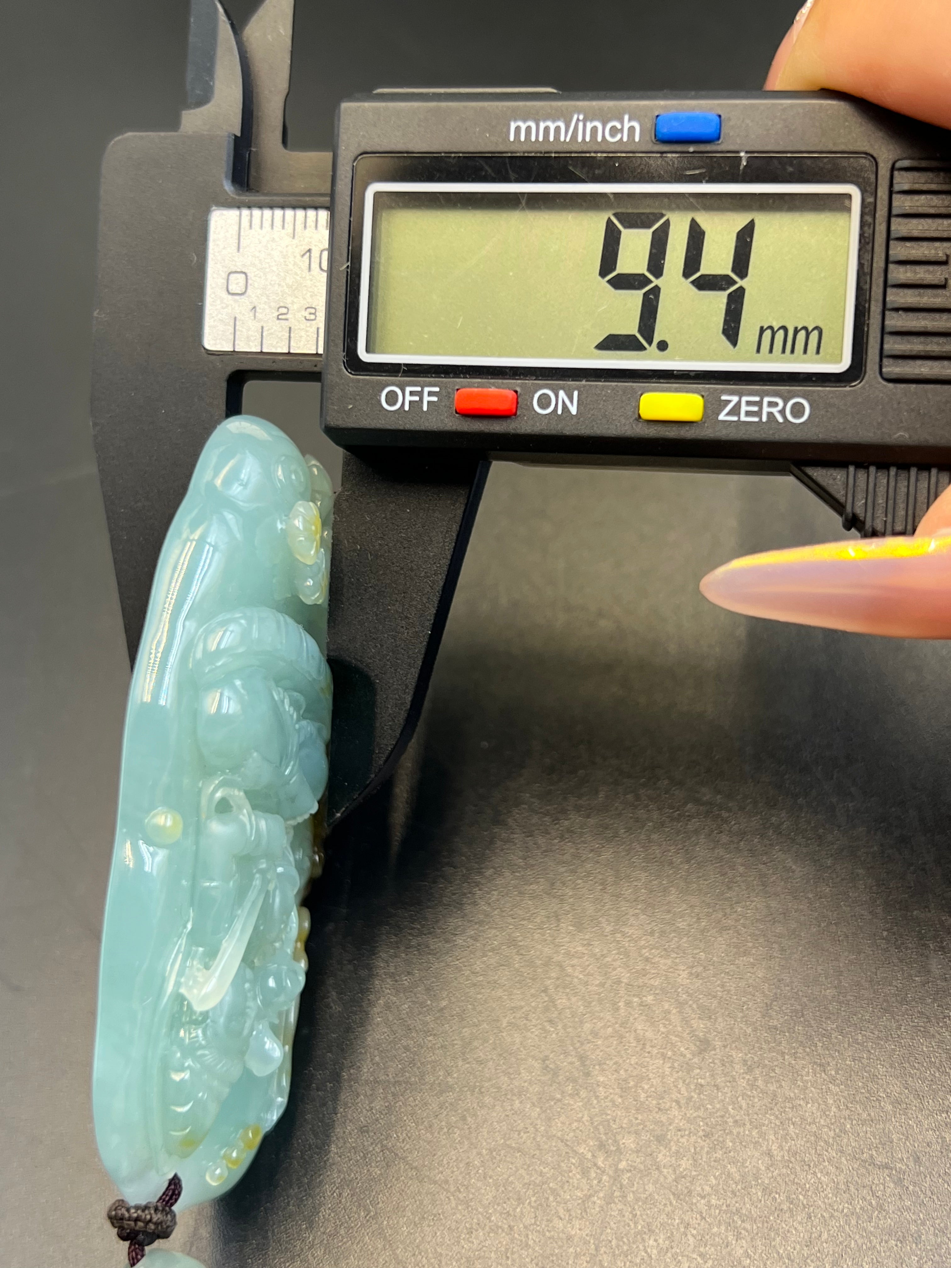 緬甸天然翡翠菩薩吊墜