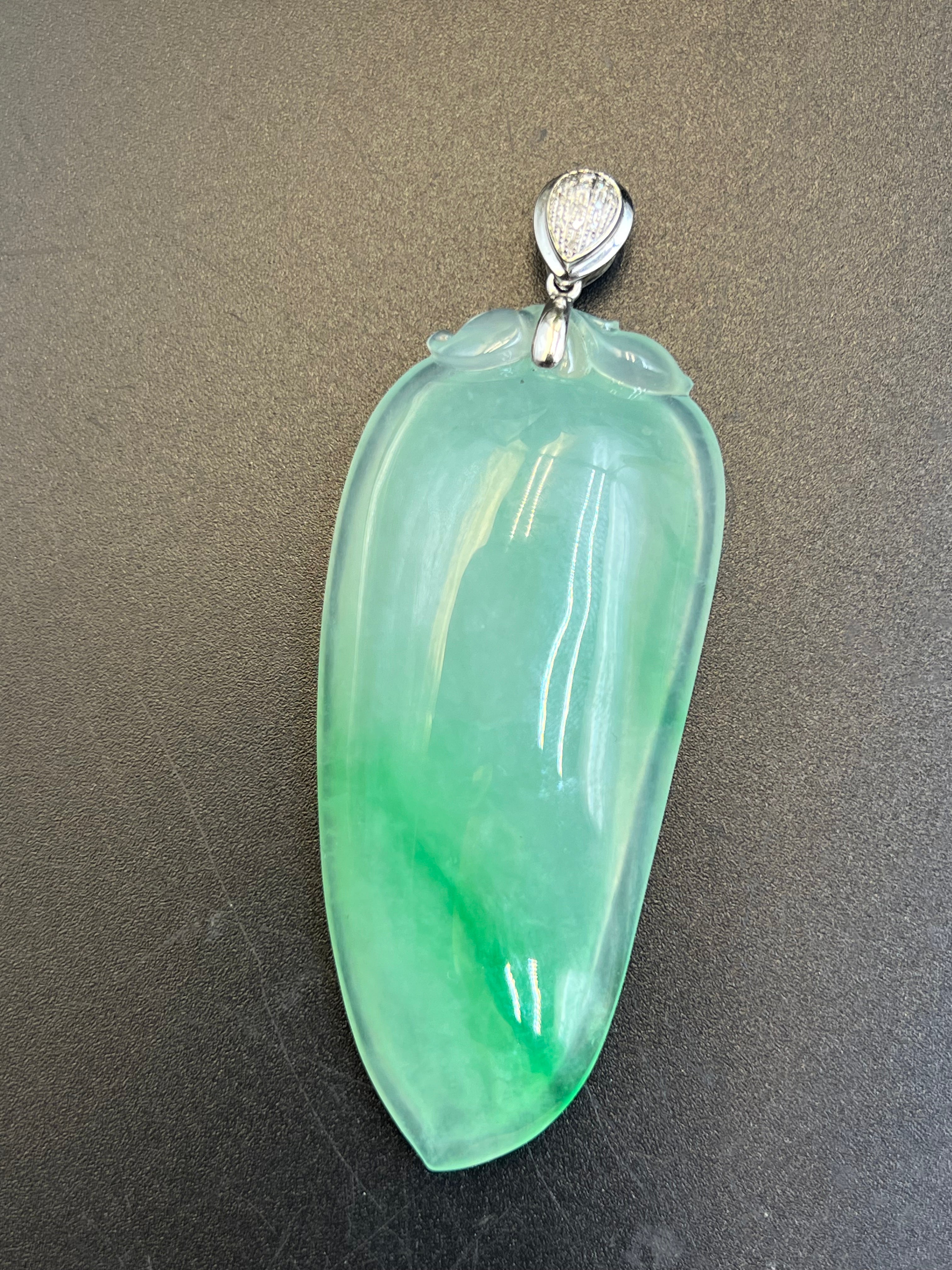 天然緬甸翡翠福瓜吊墜