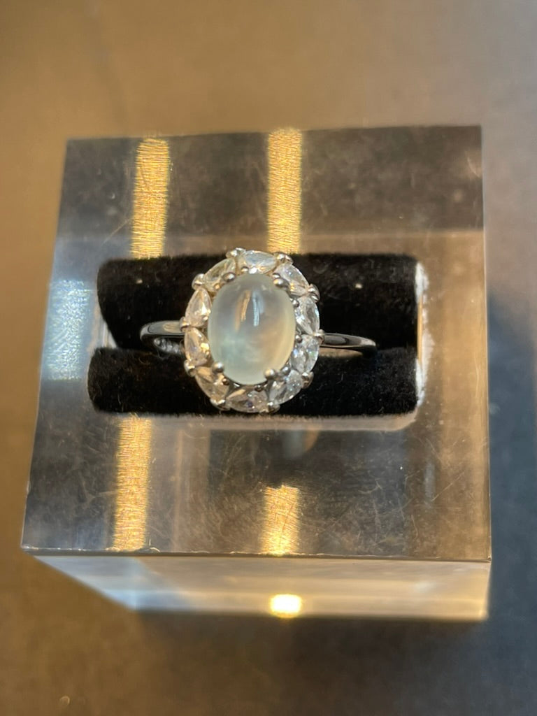 緬甸天然翡翠冰黃/黃翡/冰種蛋面戒指/簡約/設計/禮物