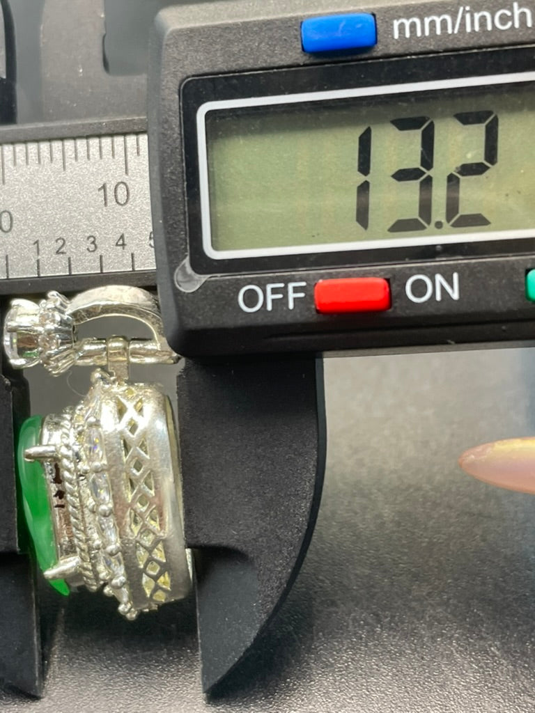 緬甸天然翡翠葉子/金枝玉葉吊墜