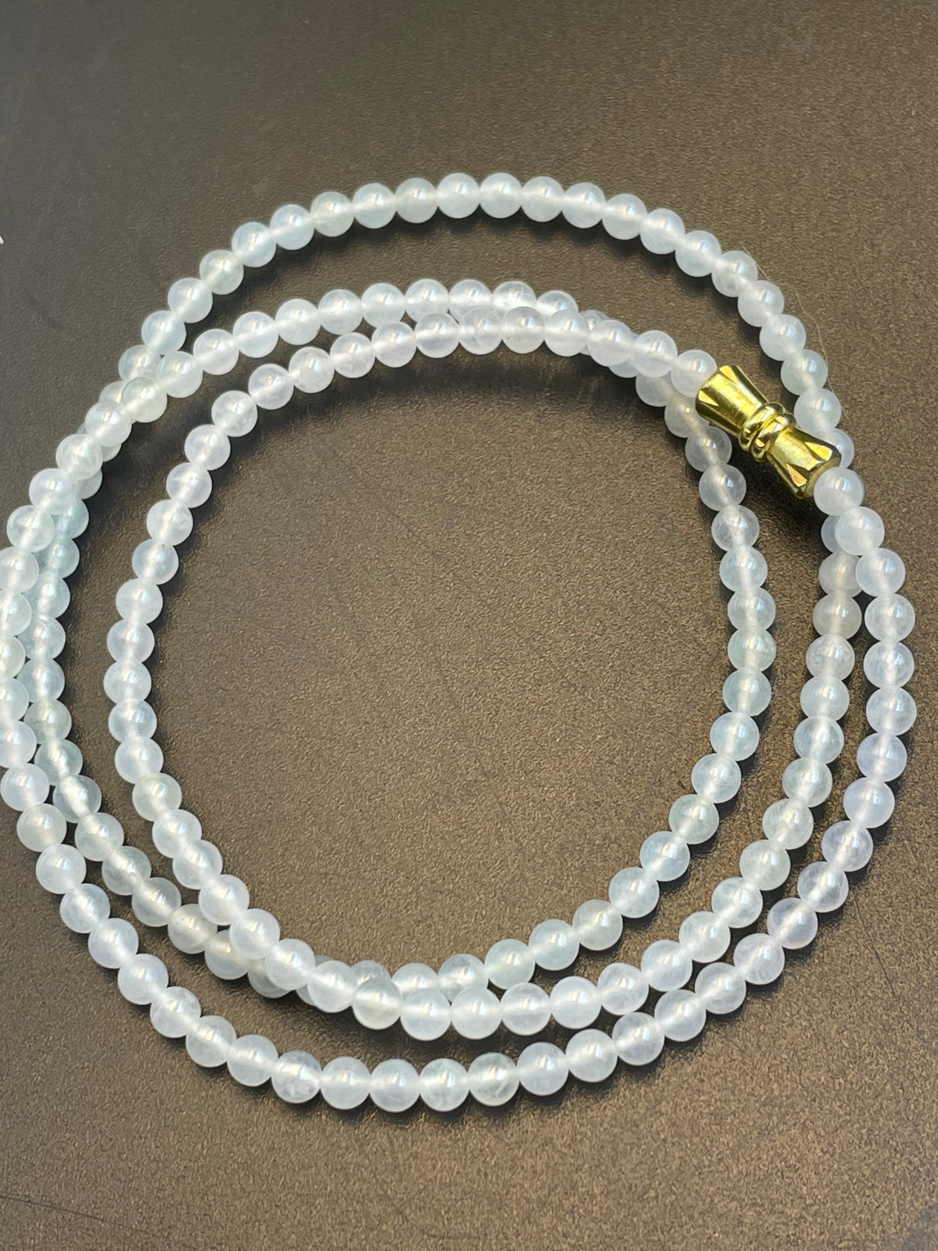 緬甸天然翡翠冰種珠鏈