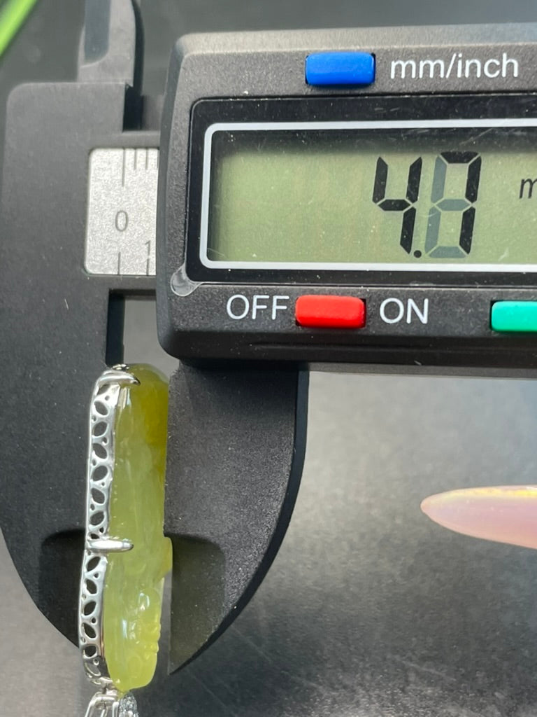 天然緬甸翡翠觀音吊墜