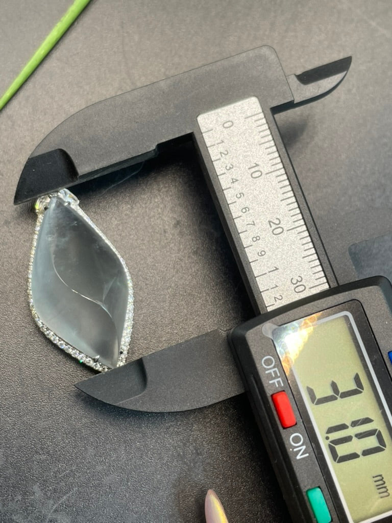 天然緬甸翡翠冰種吊墜