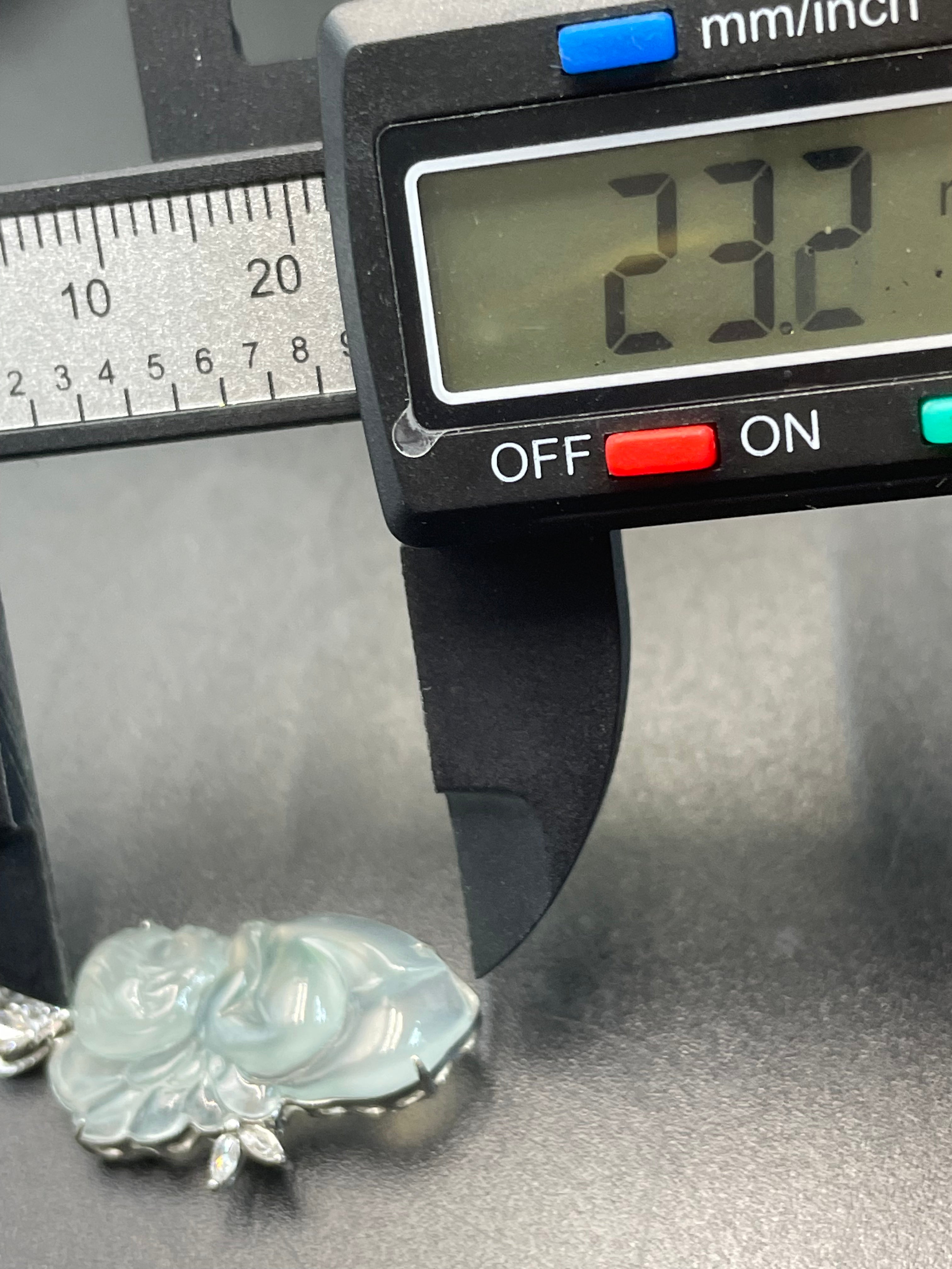 緬甸天然翡翠花仙子寶寶天使吊墜