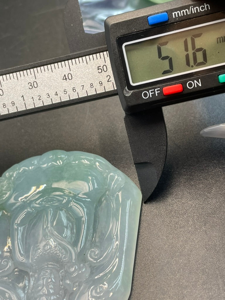 緬甸天然翡翠觀音吊墜