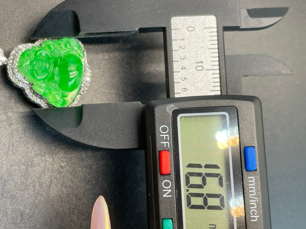 天然緬甸翡翠彌勒吊墜