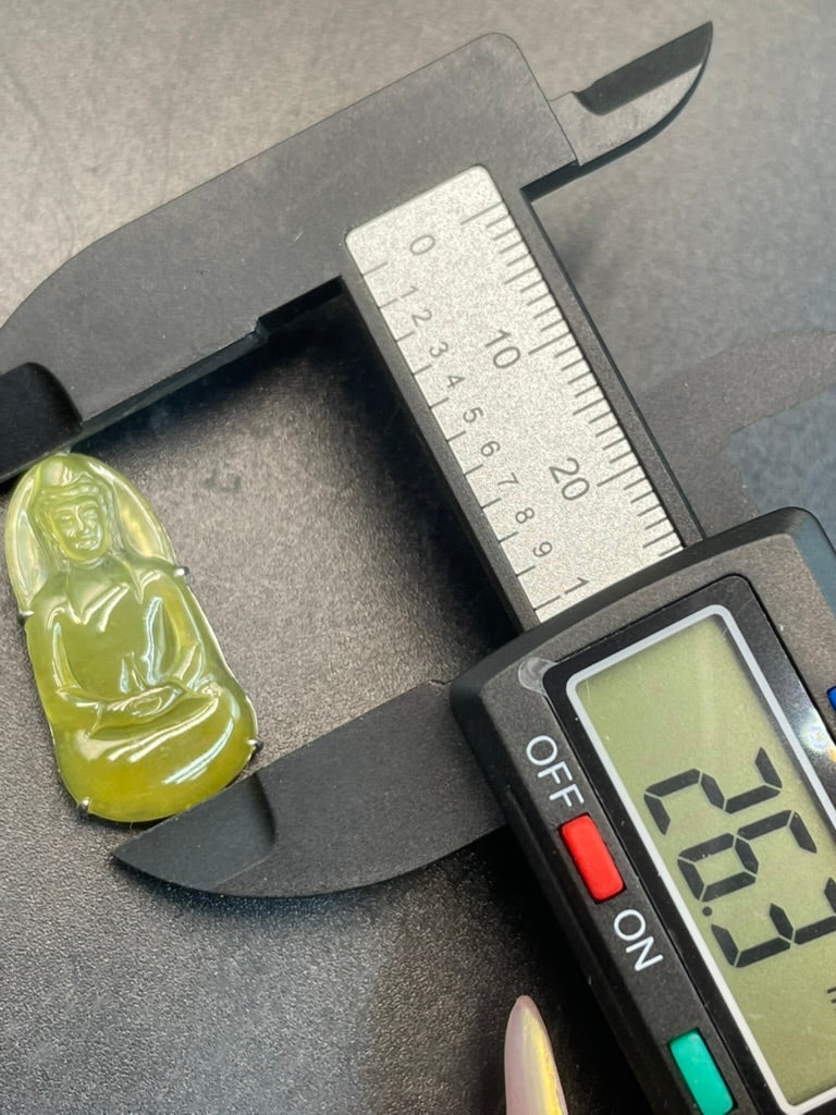 天然緬甸翡翠觀音吊墜