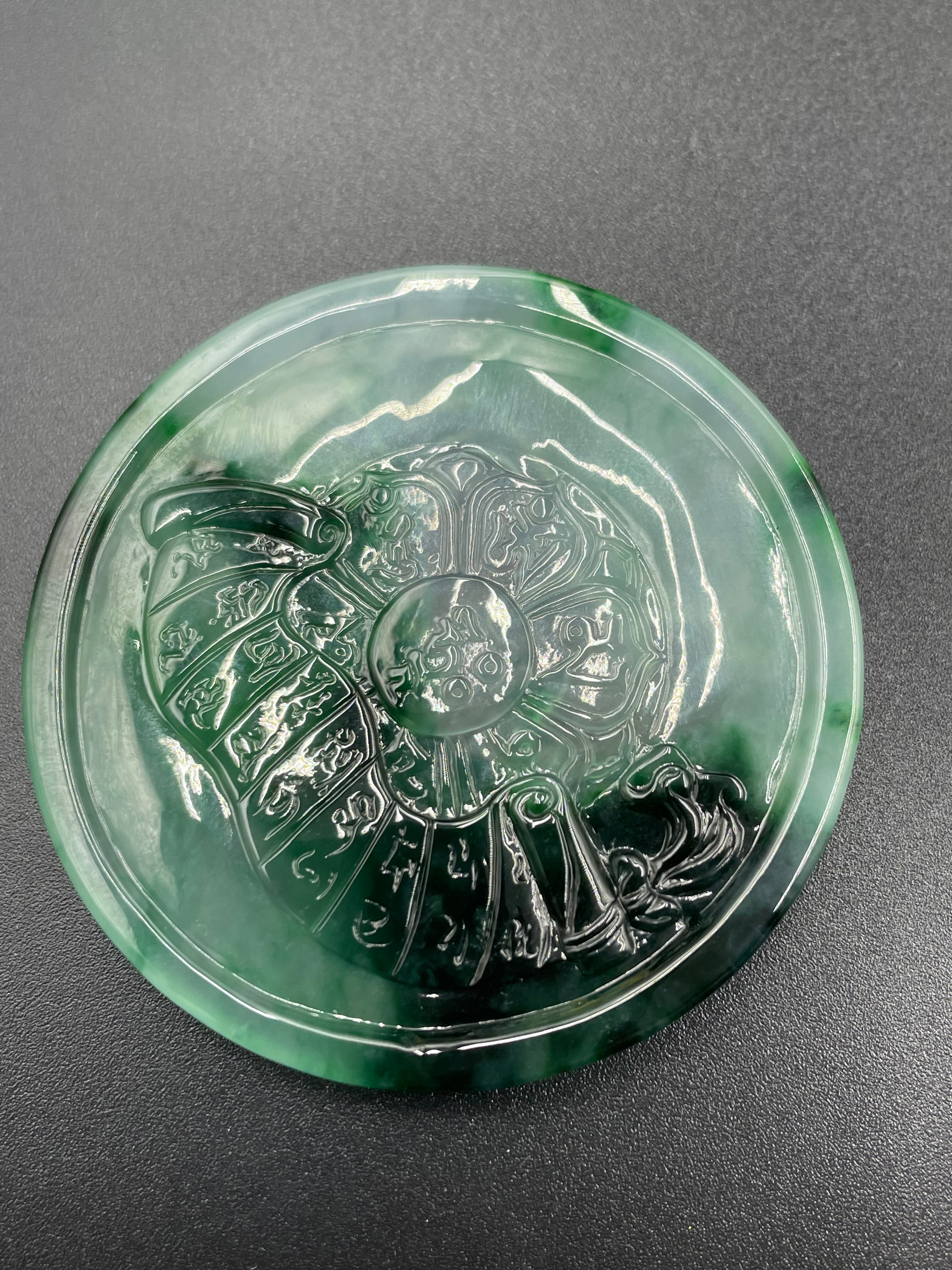 地藏菩薩神獸諦聽玉牌