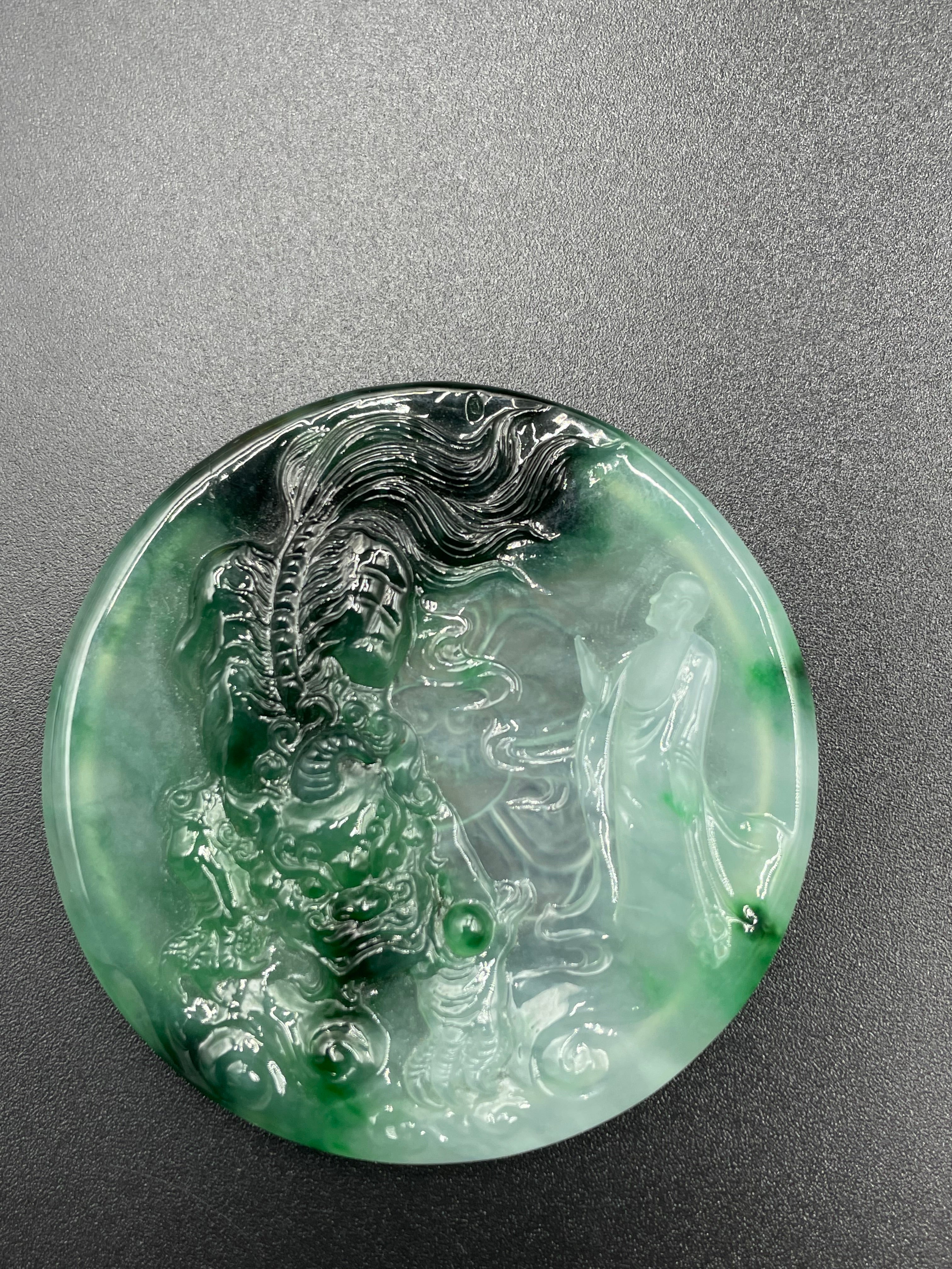 地藏菩薩神獸諦聽玉牌