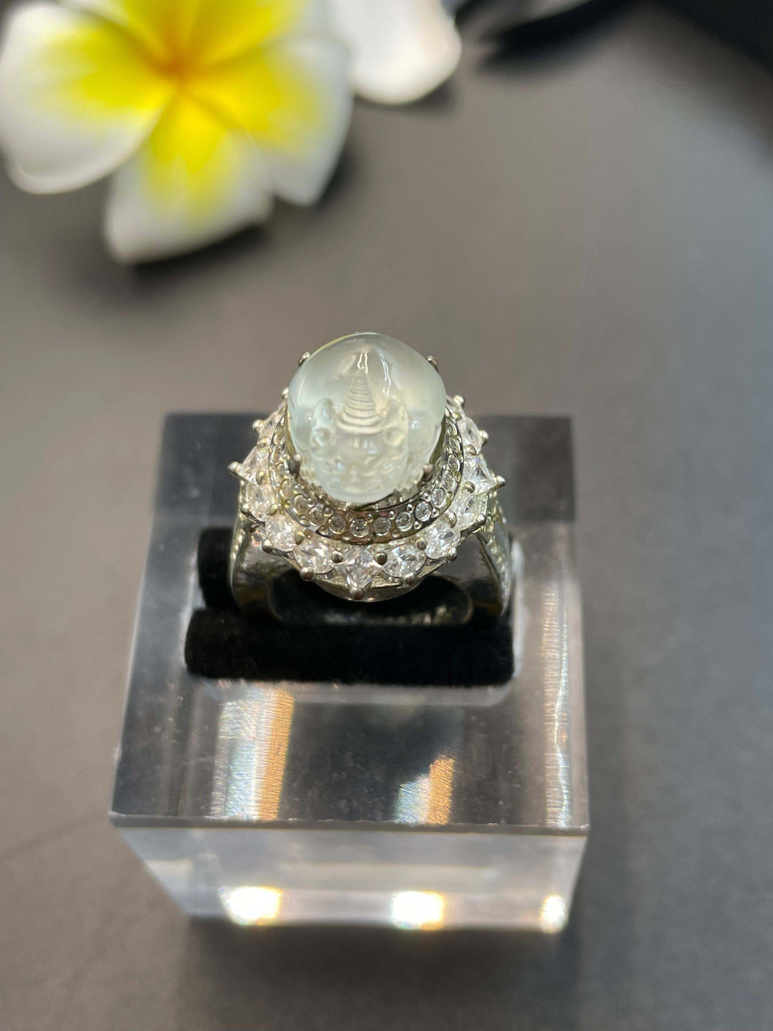 高冰貔貅戒面