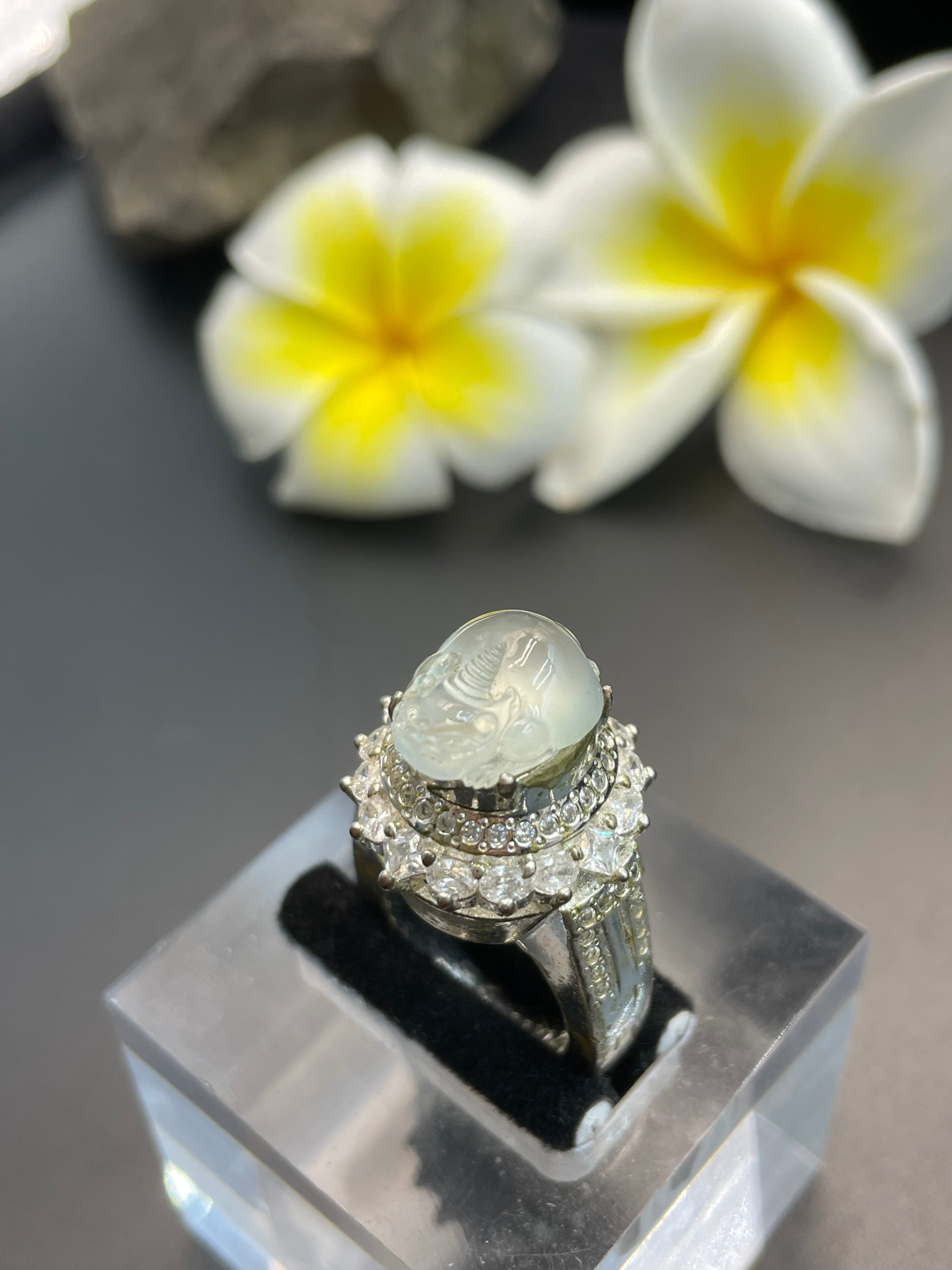 高冰貔貅戒面