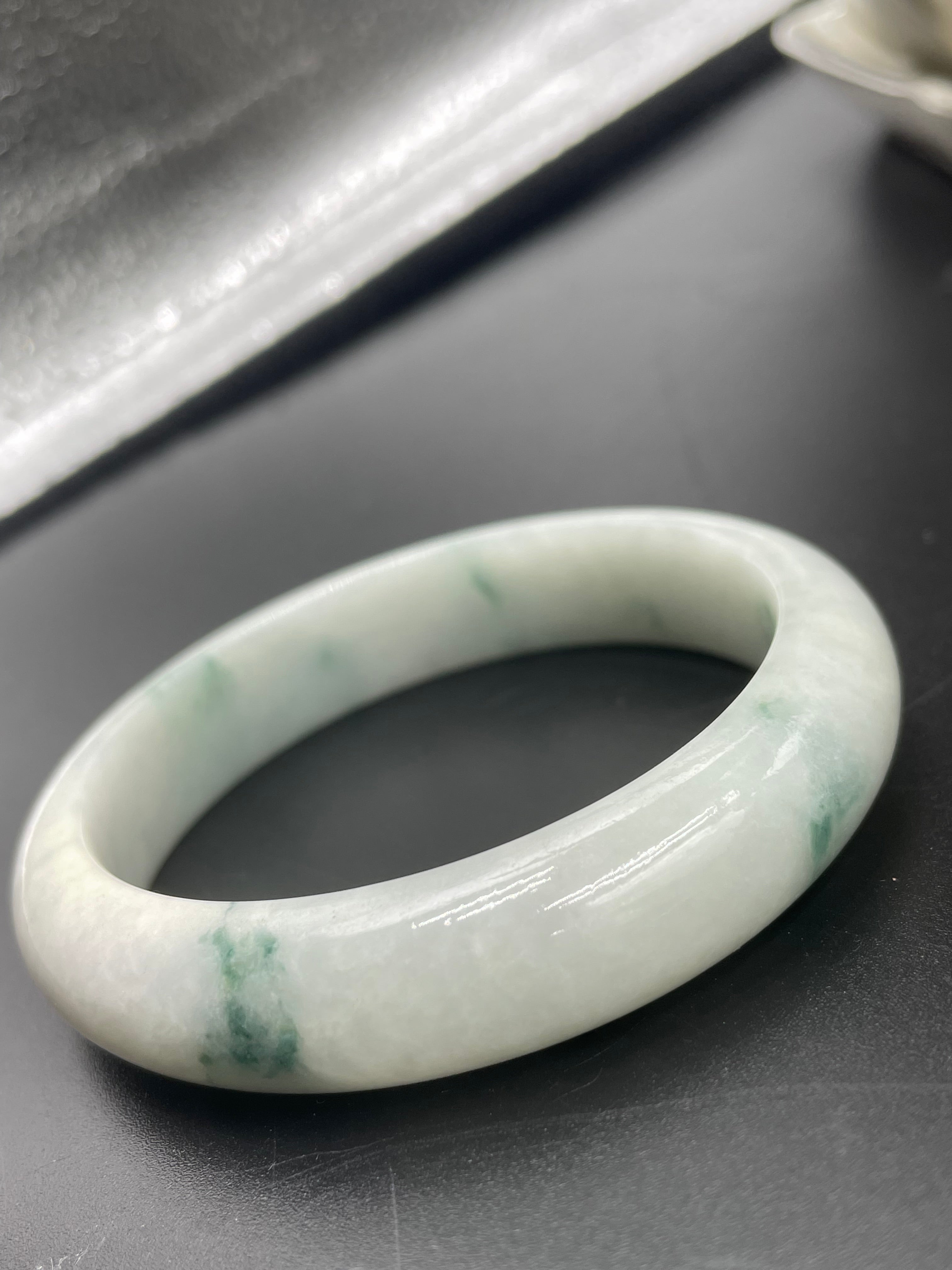 糯冰飄藍花手鐲