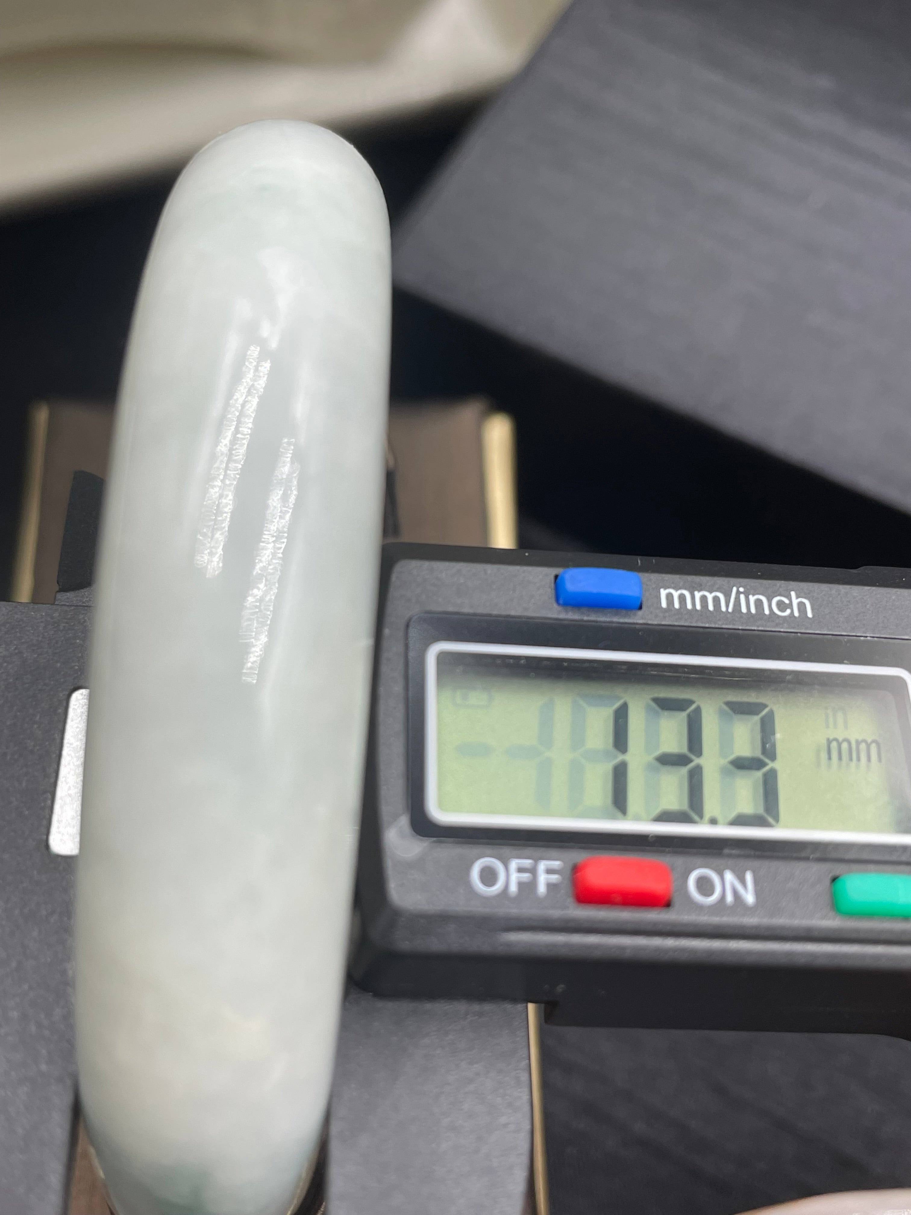 糯冰飄藍花手鐲