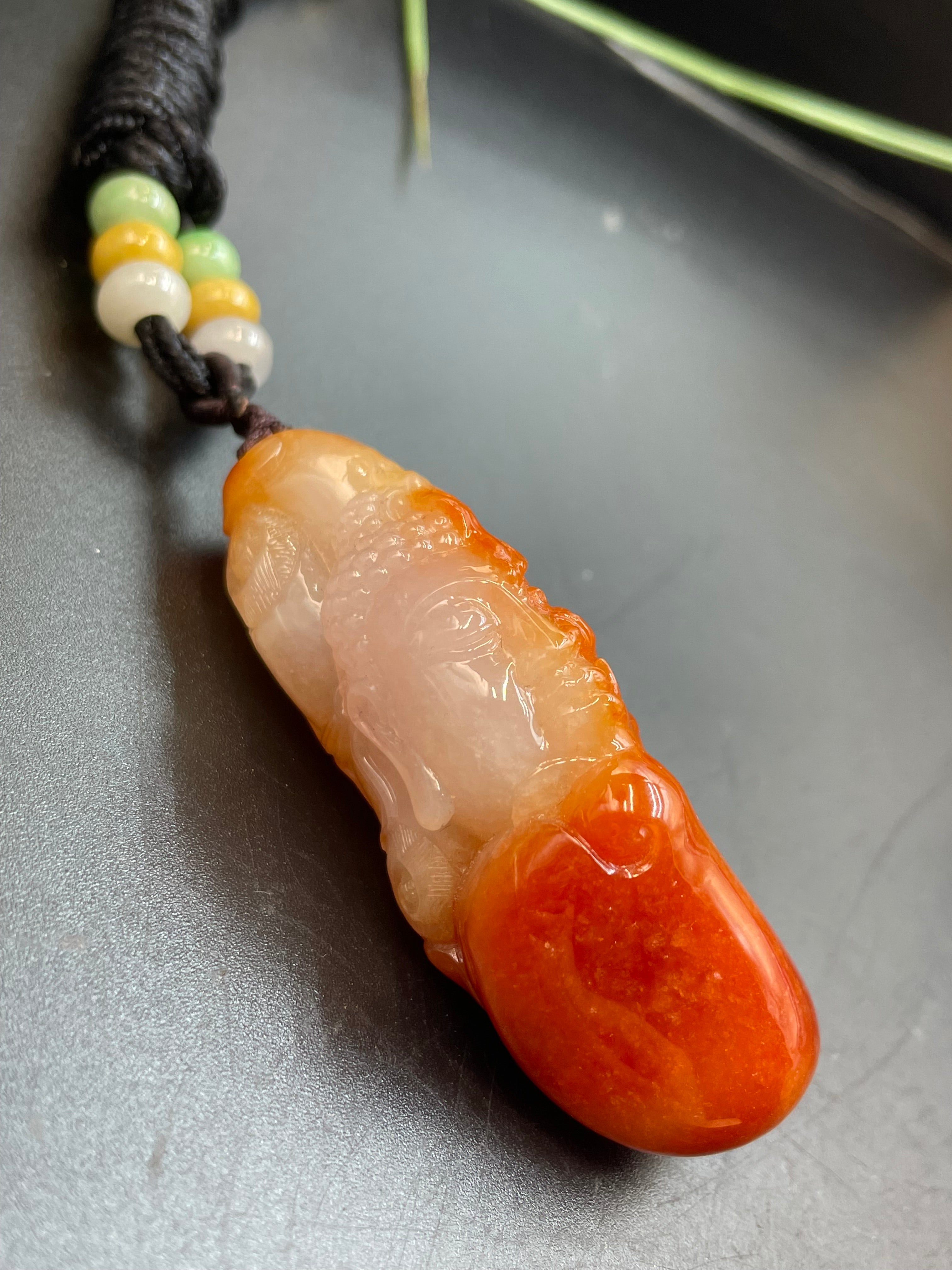 双面相观音首吊坠