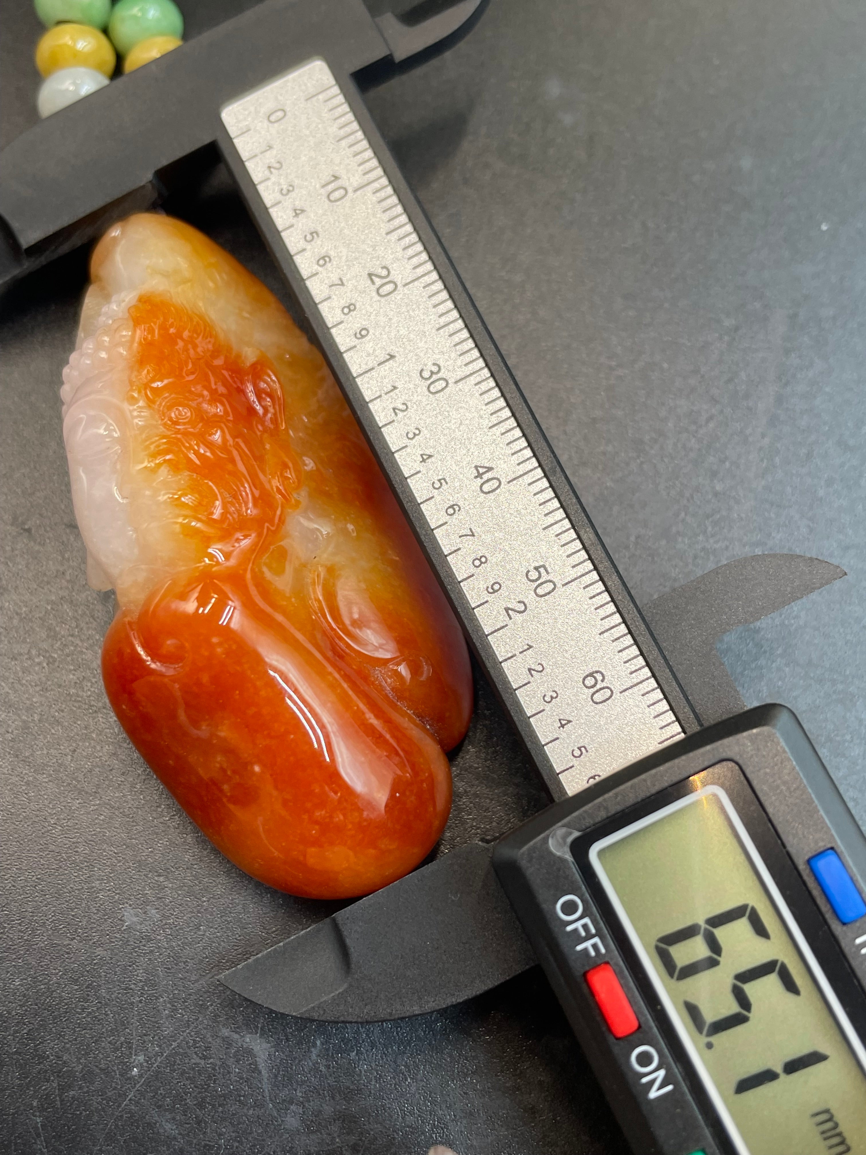 双面相观音首吊坠