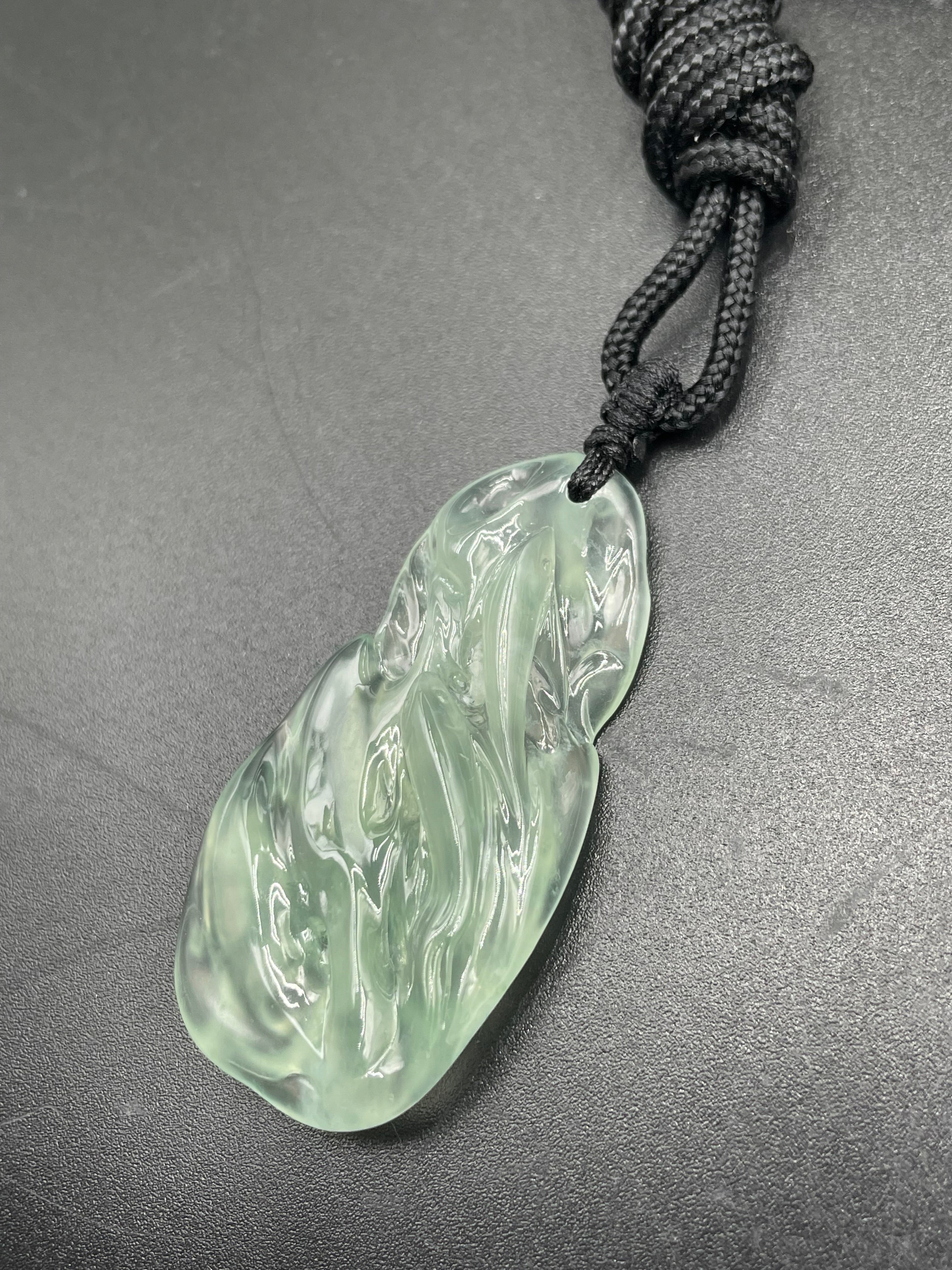隨形魚水紋吊墜