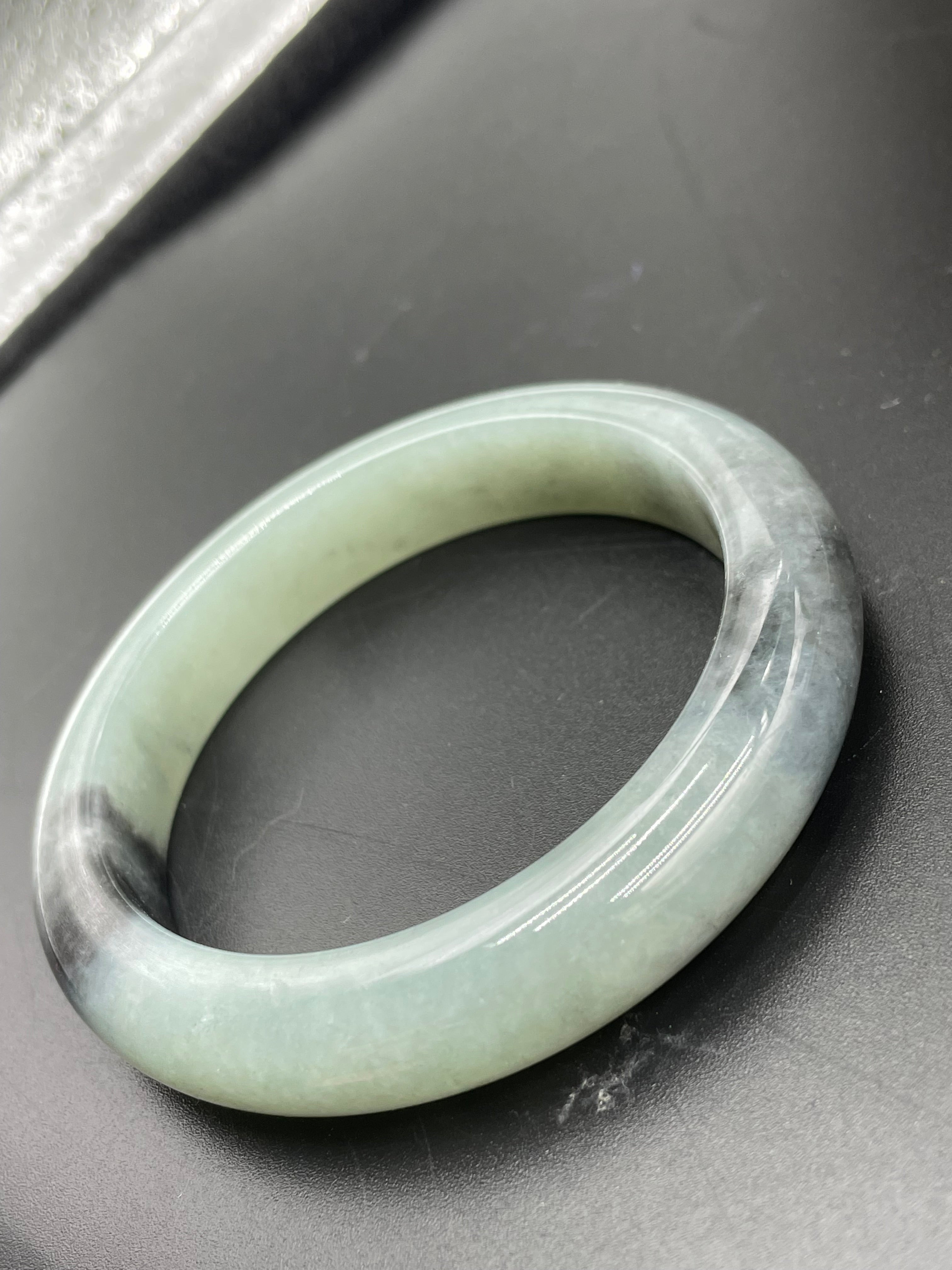 緬甸翡翠冰種手鐲 【飄花正圈】