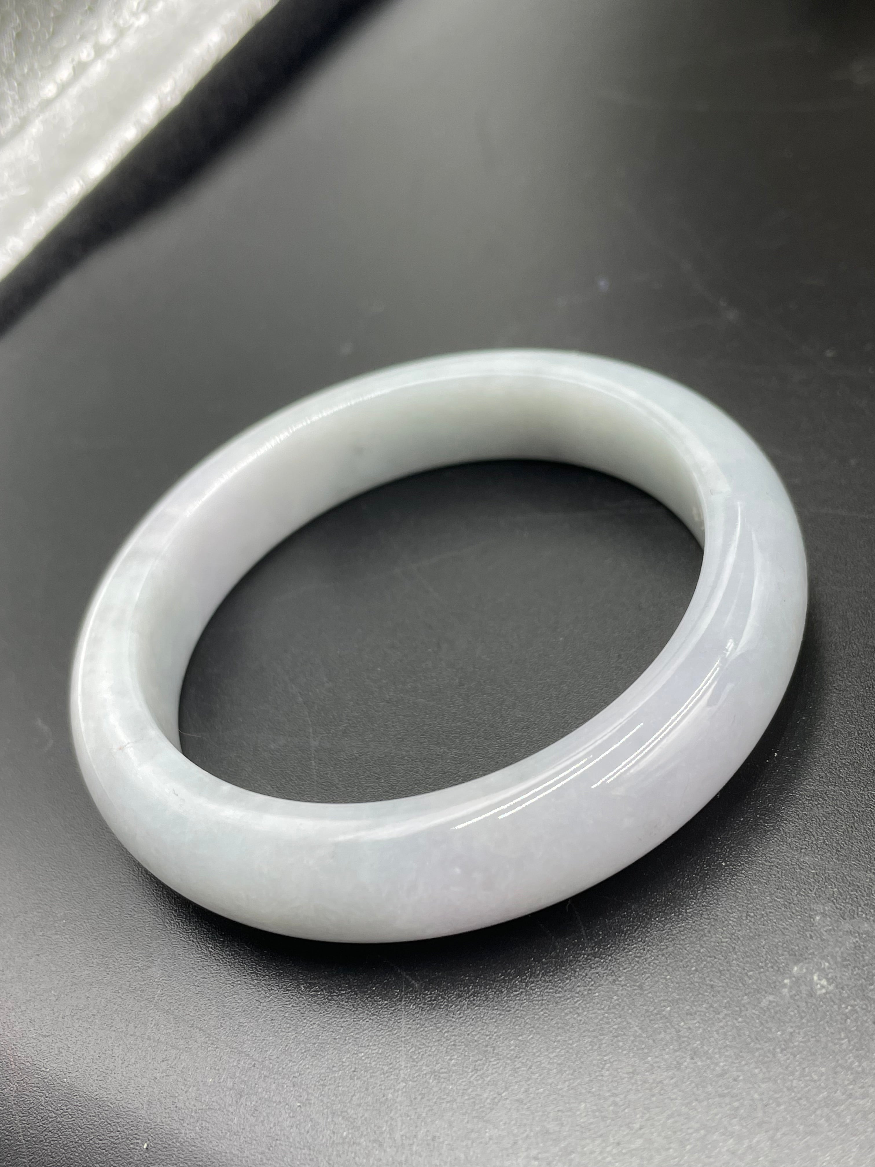 緬甸翡翠冰種手鐲 【淺紫正圈】