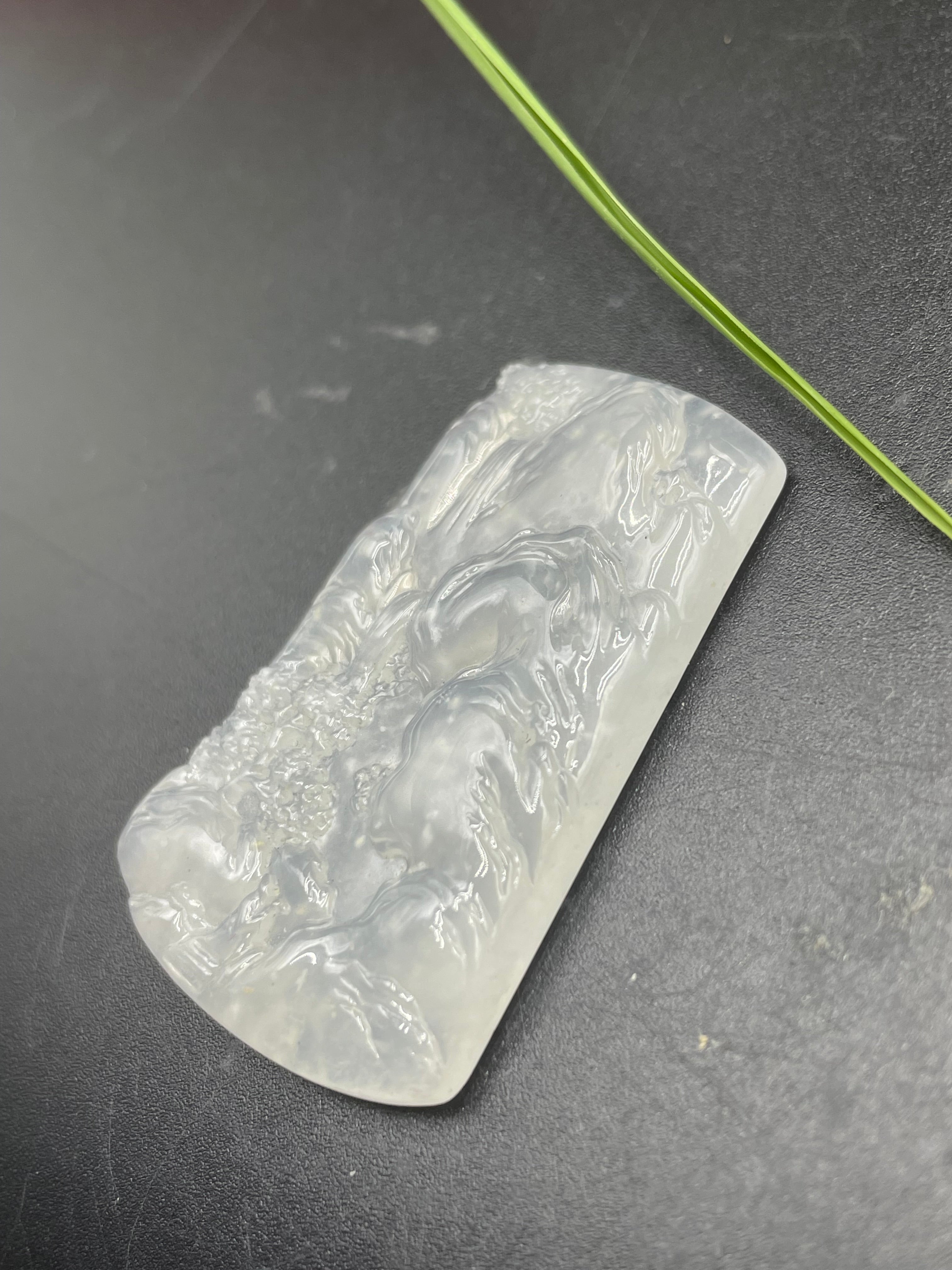 山水牌吊墜