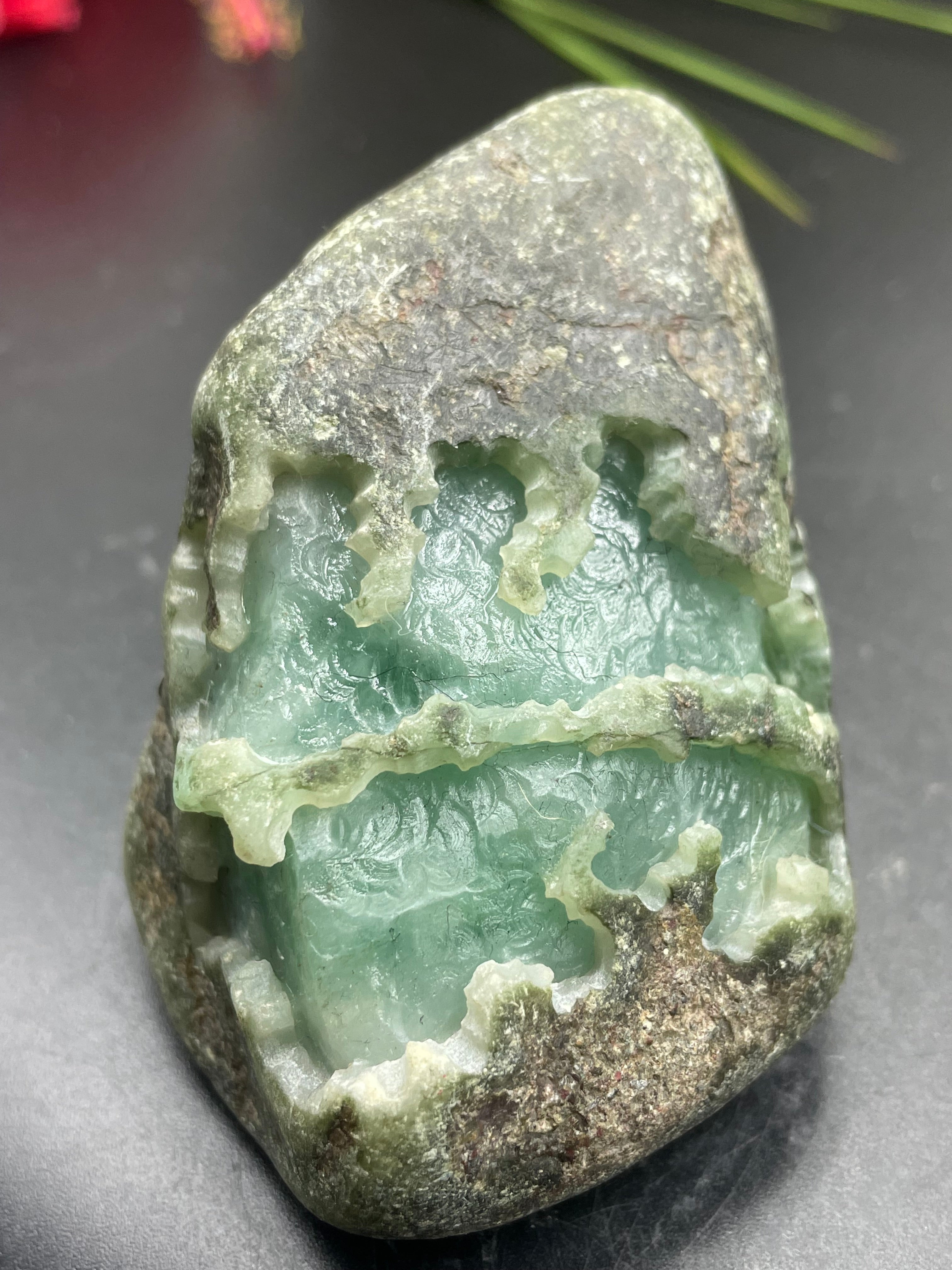 原石半明料