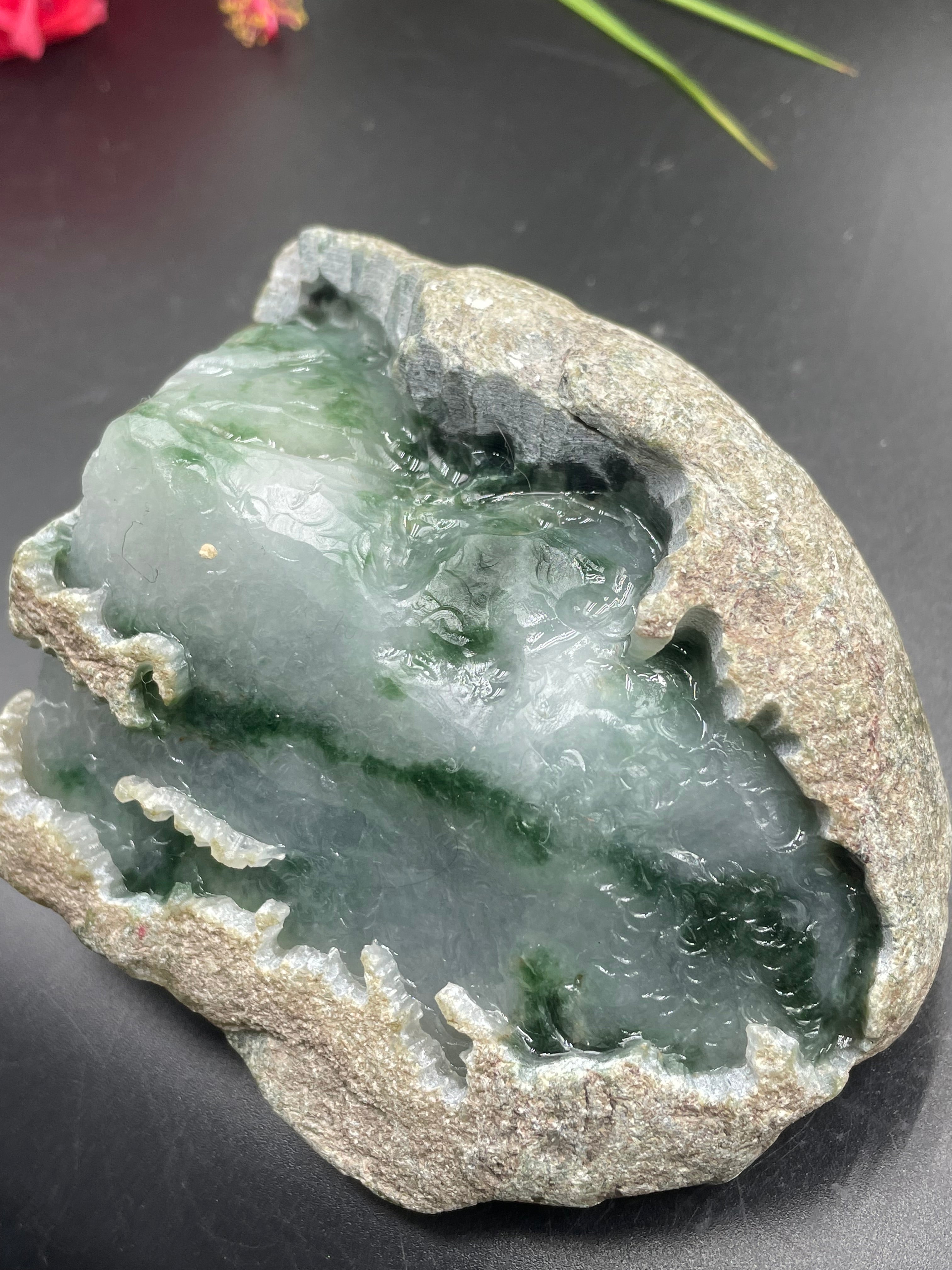 原石半明料