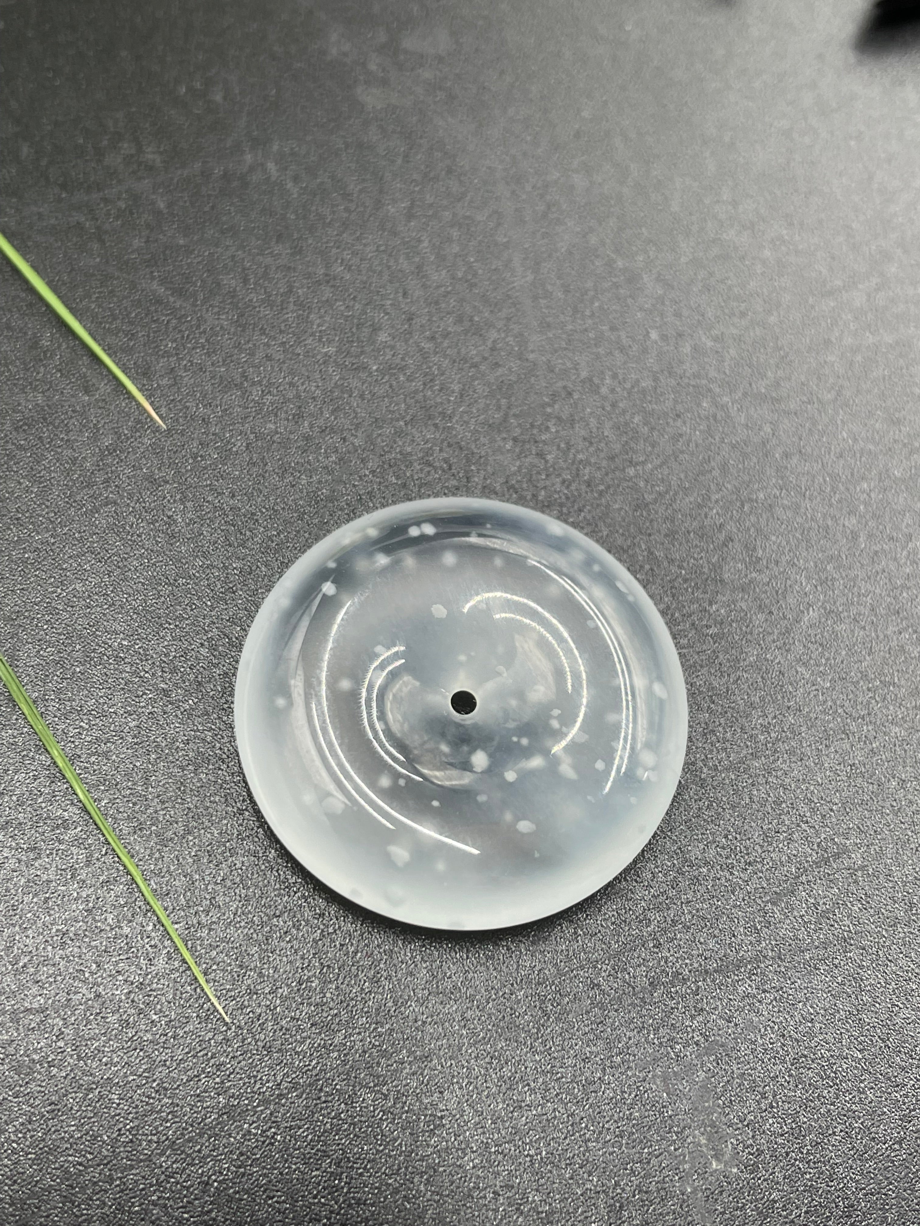 雪花棉平安扣吊坠