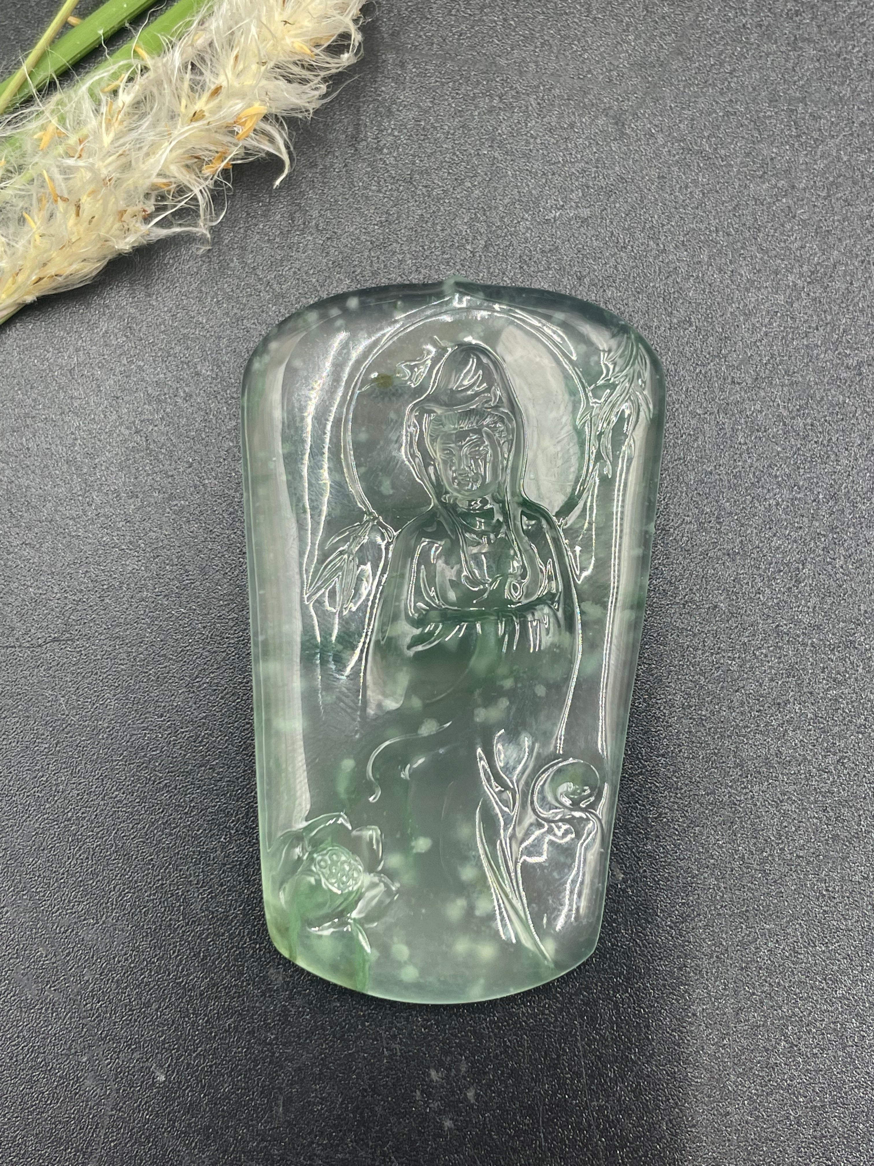 雪花棉观音吊坠