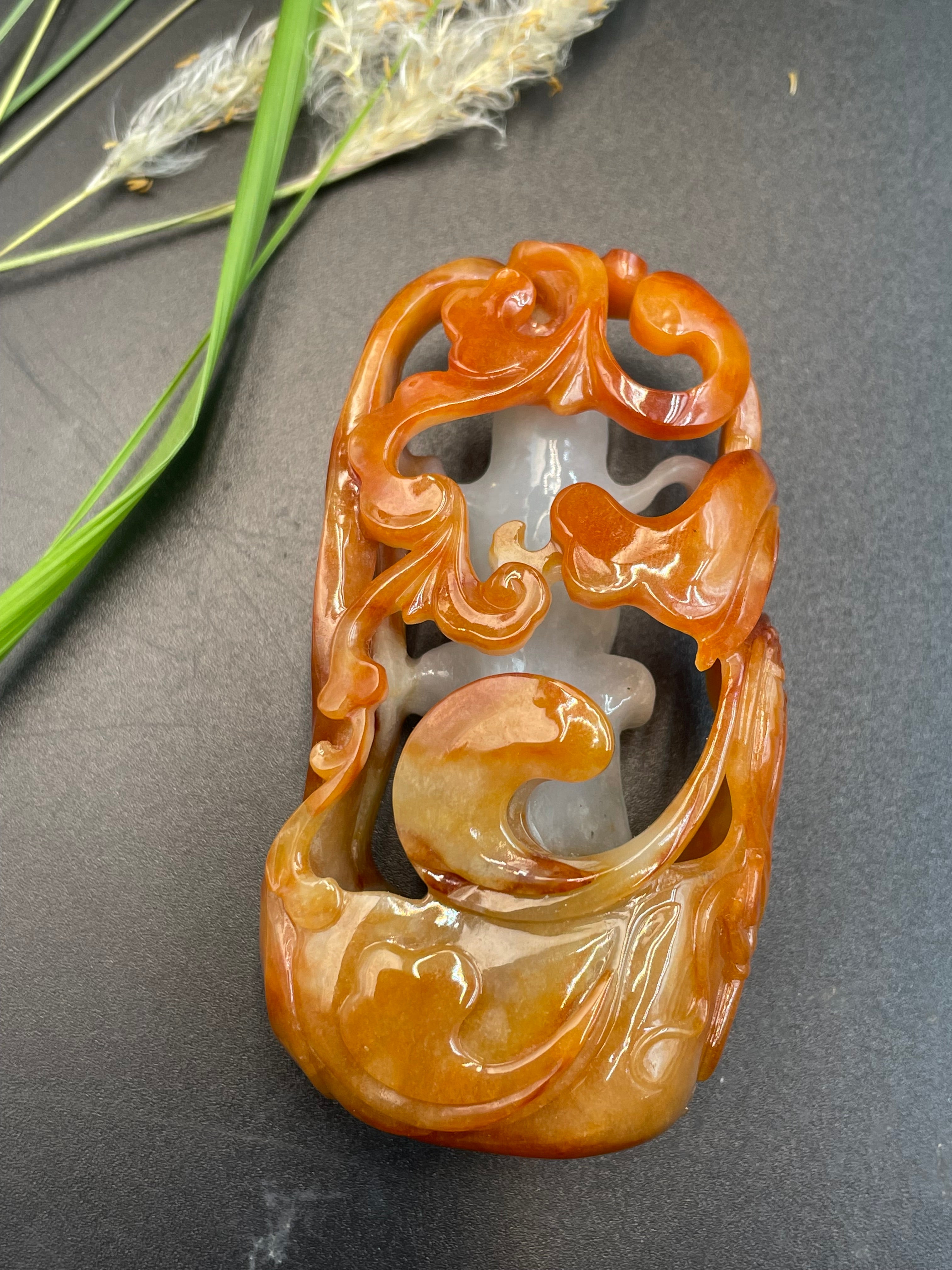 緬甸翡翠精雕觀音吊墜