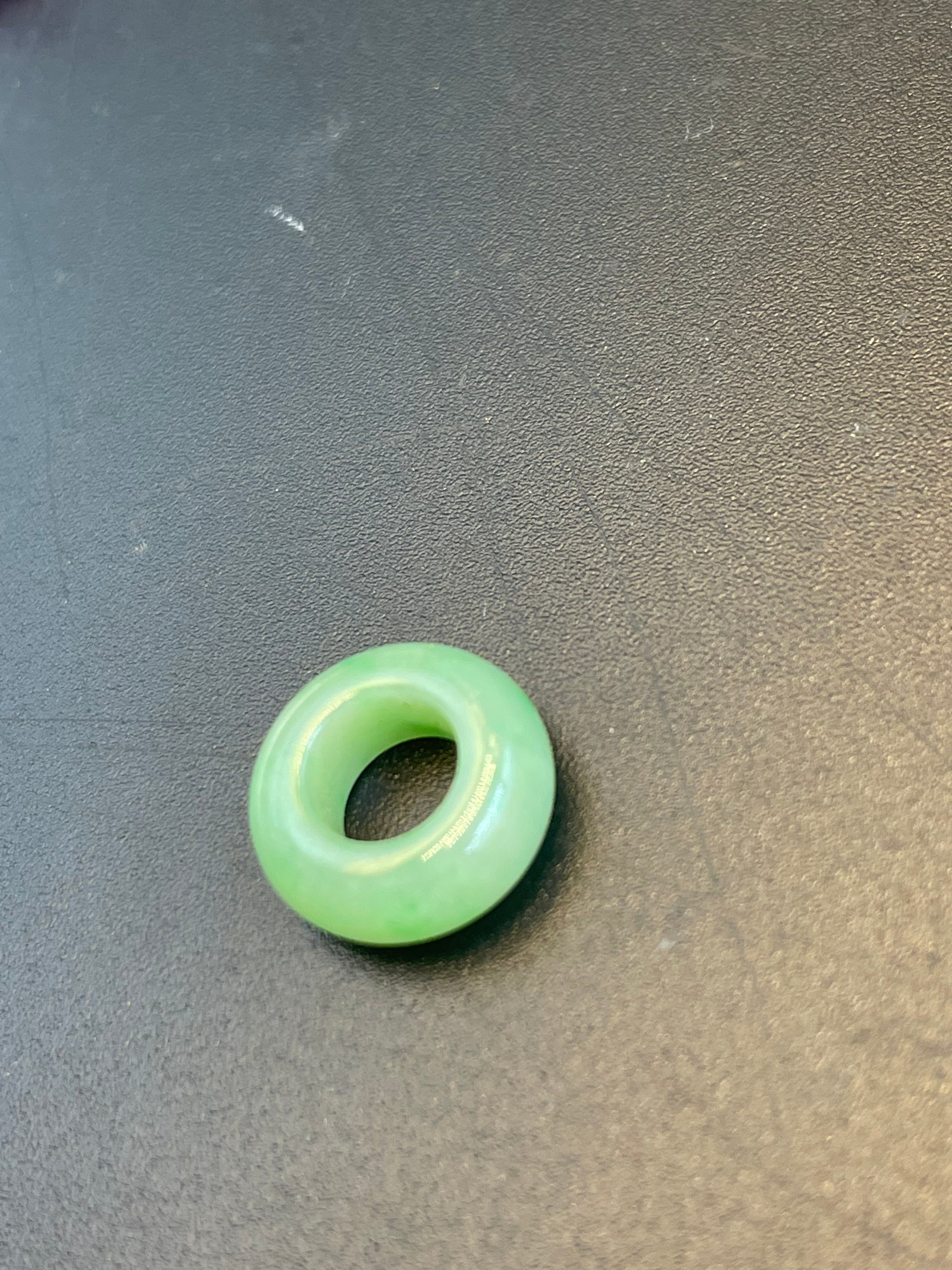 緬甸翡翠冰種平安扣吊墜