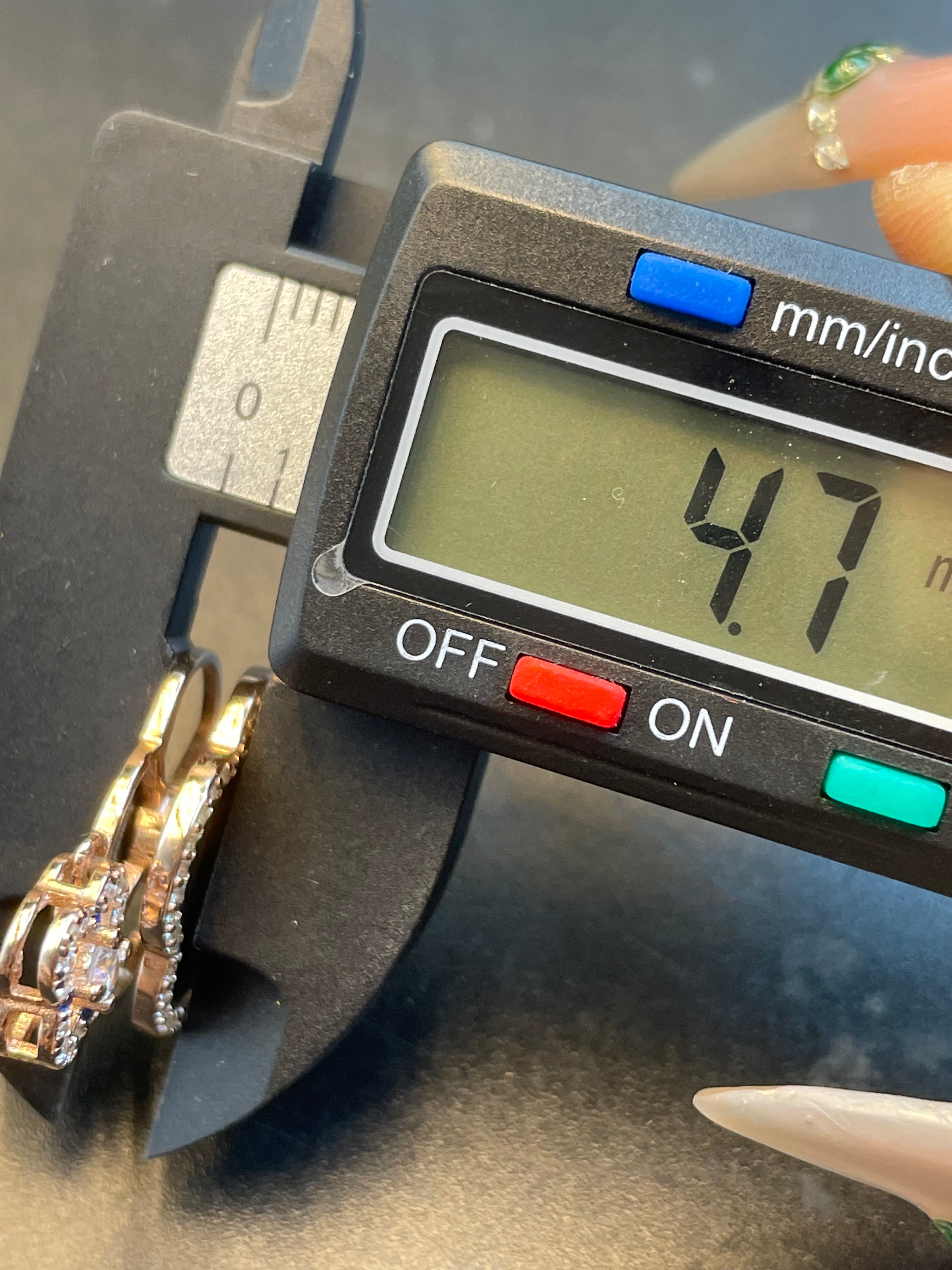 天然翡翠四葉草墨翠吊墜