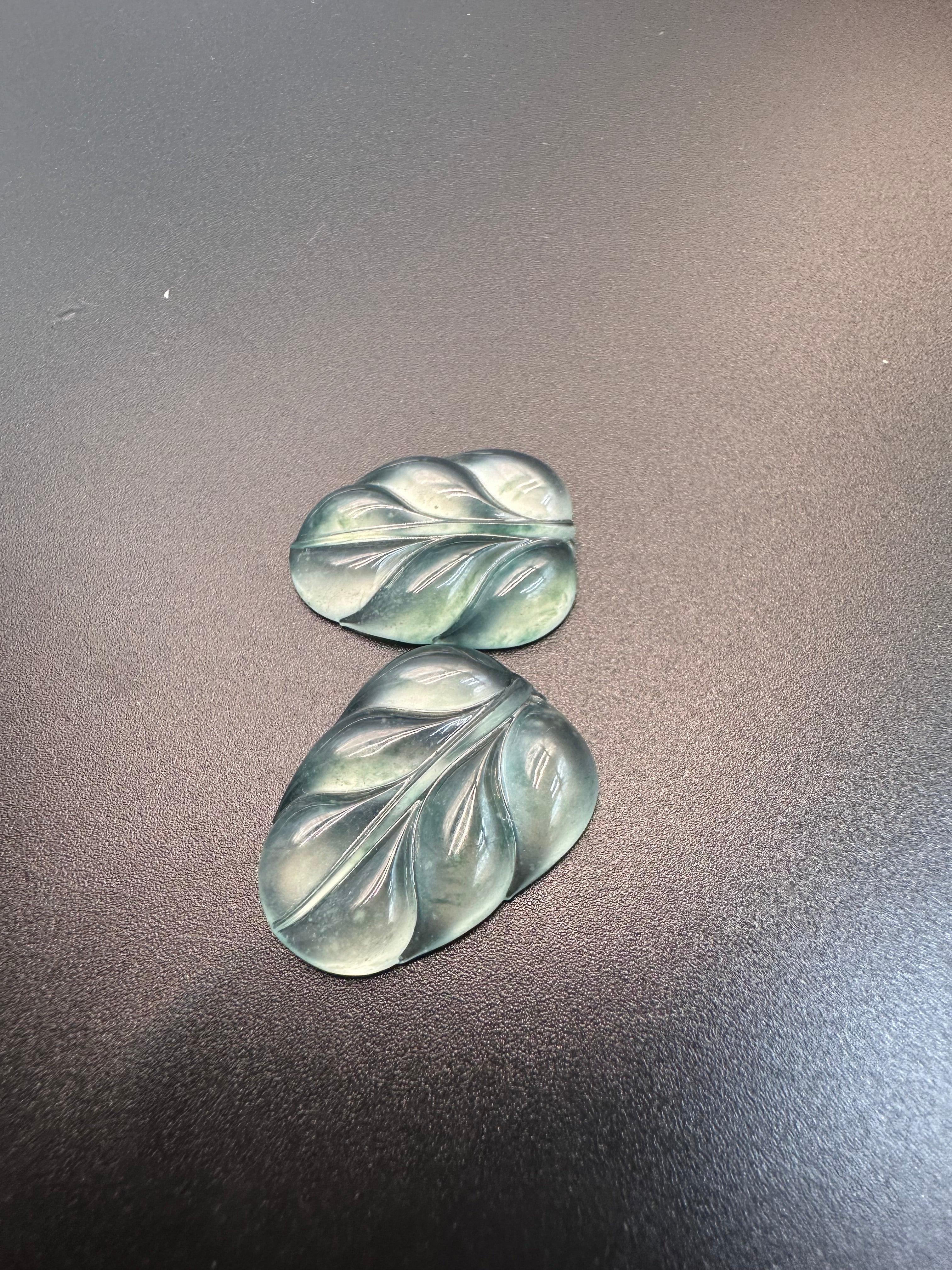 緬甸翡翠葉子吊墜