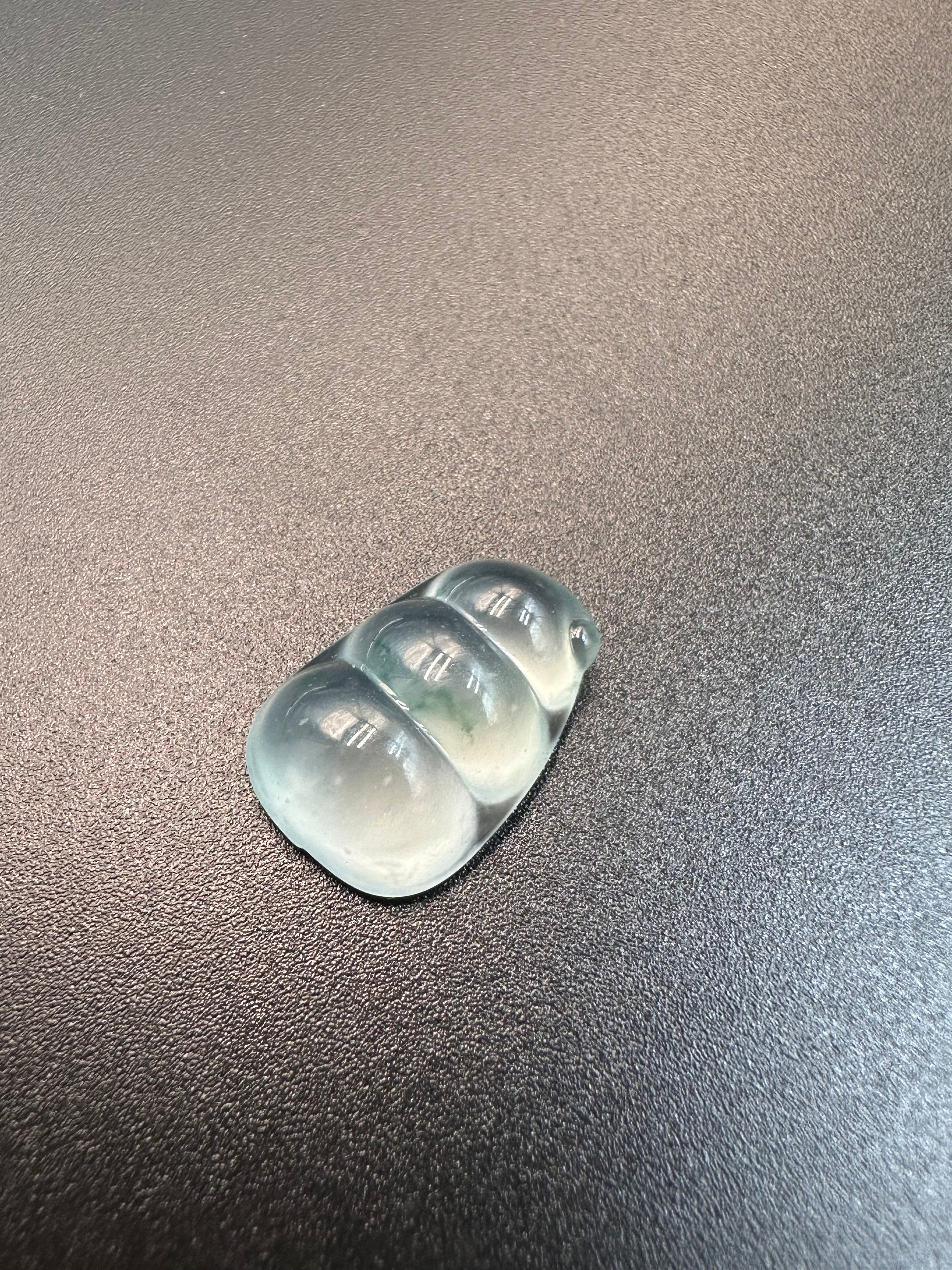 緬甸翡翠福豆吊墜