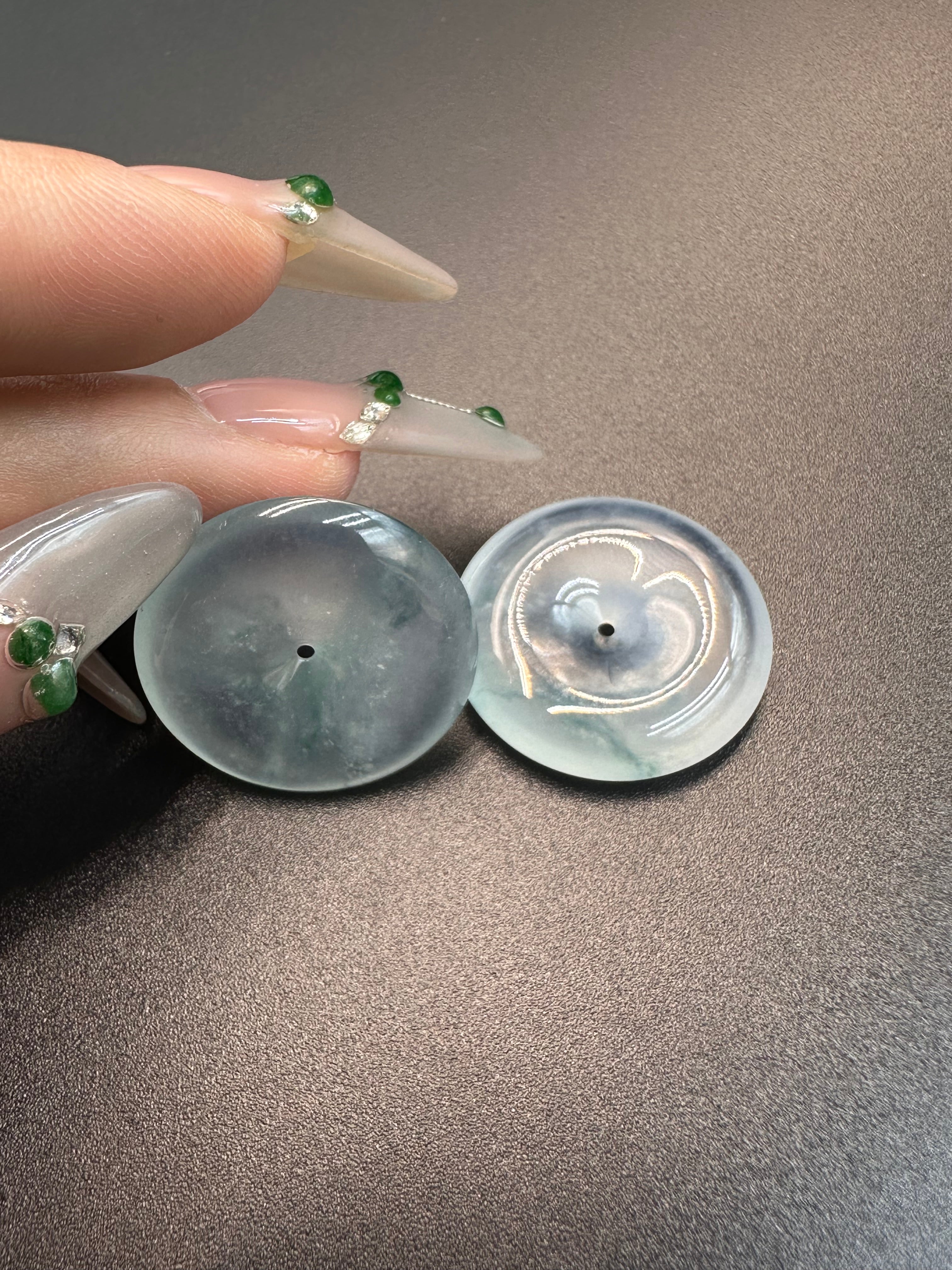 緬甸翡翠平安扣吊墜