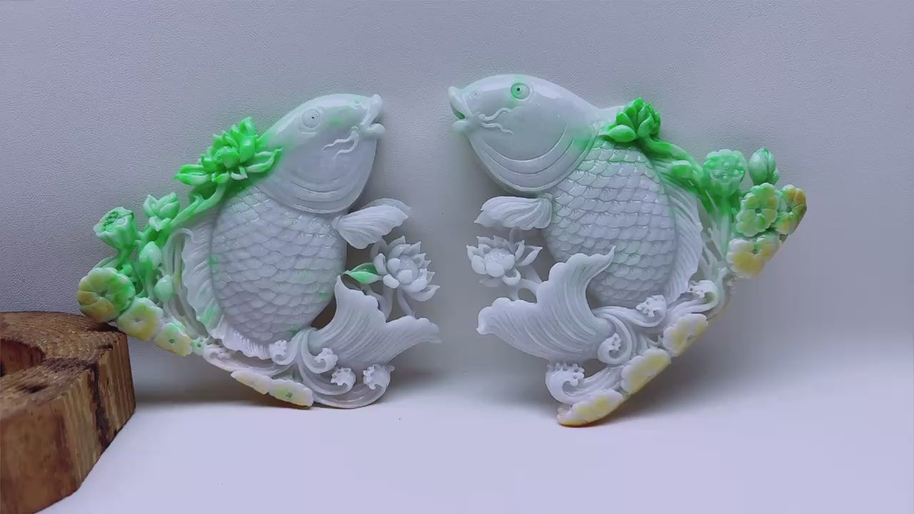翡翠三彩金玉滿堂擺件